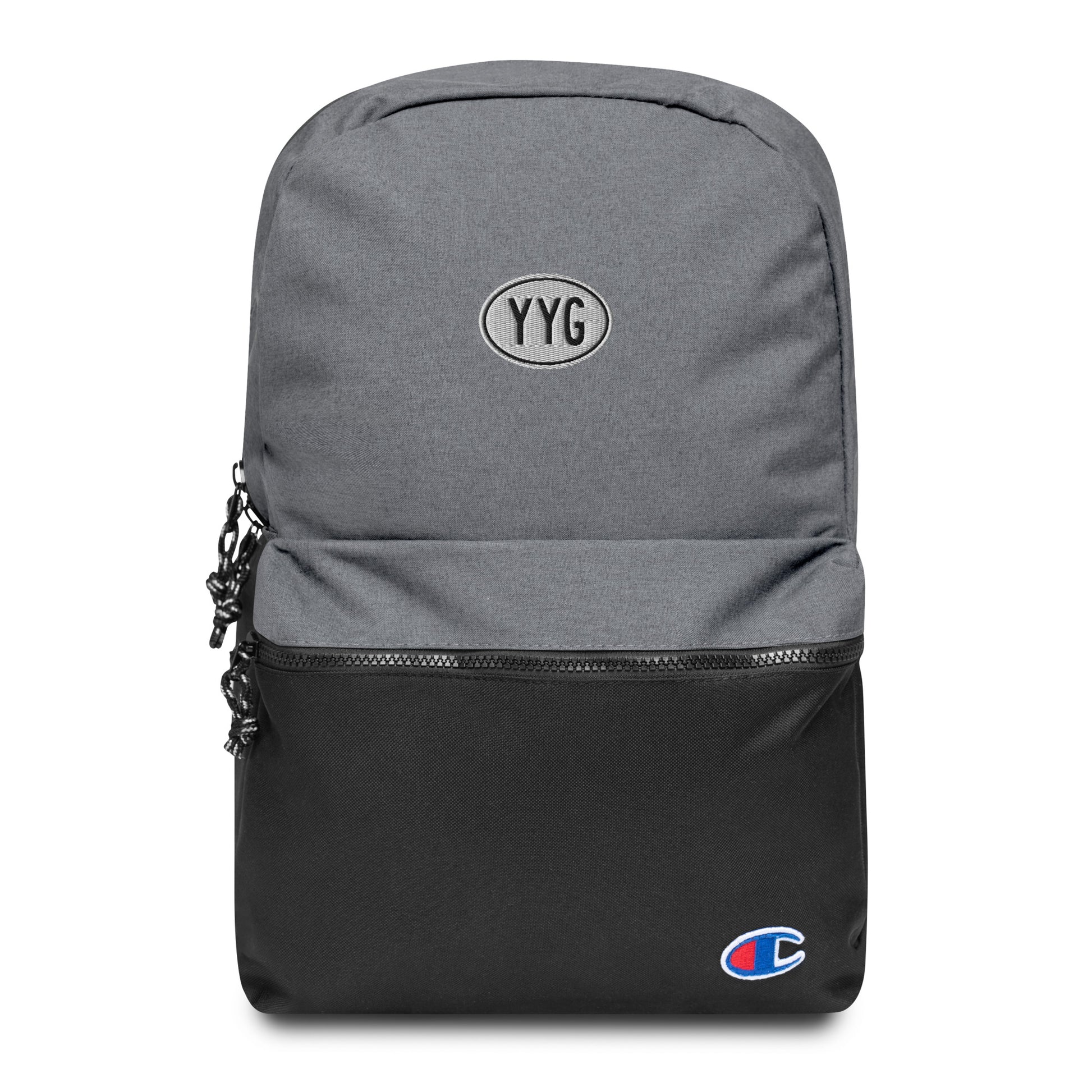 Oval Car Sticker Champion Backpack • YYG Charlottetown • YHM Designs - Image 08