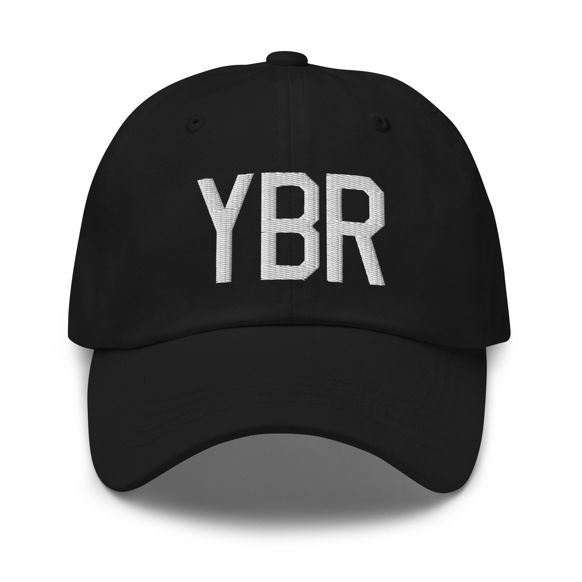 Airport Code Baseball Cap - White • YBR Brandon • YHM Designs - Image 14