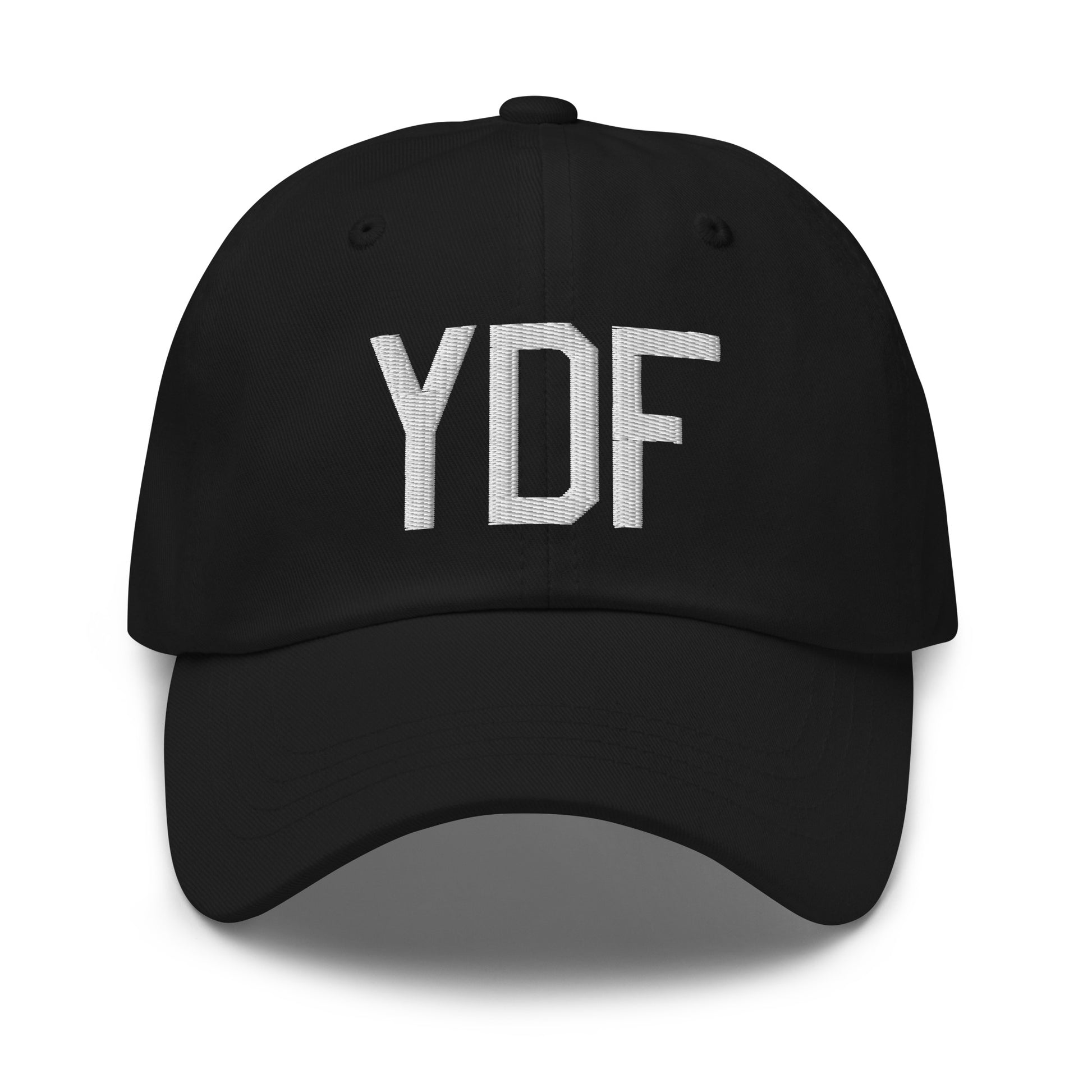 Airport Code Baseball Cap - White • YDF Deer Lake • YHM Designs - Image 14
