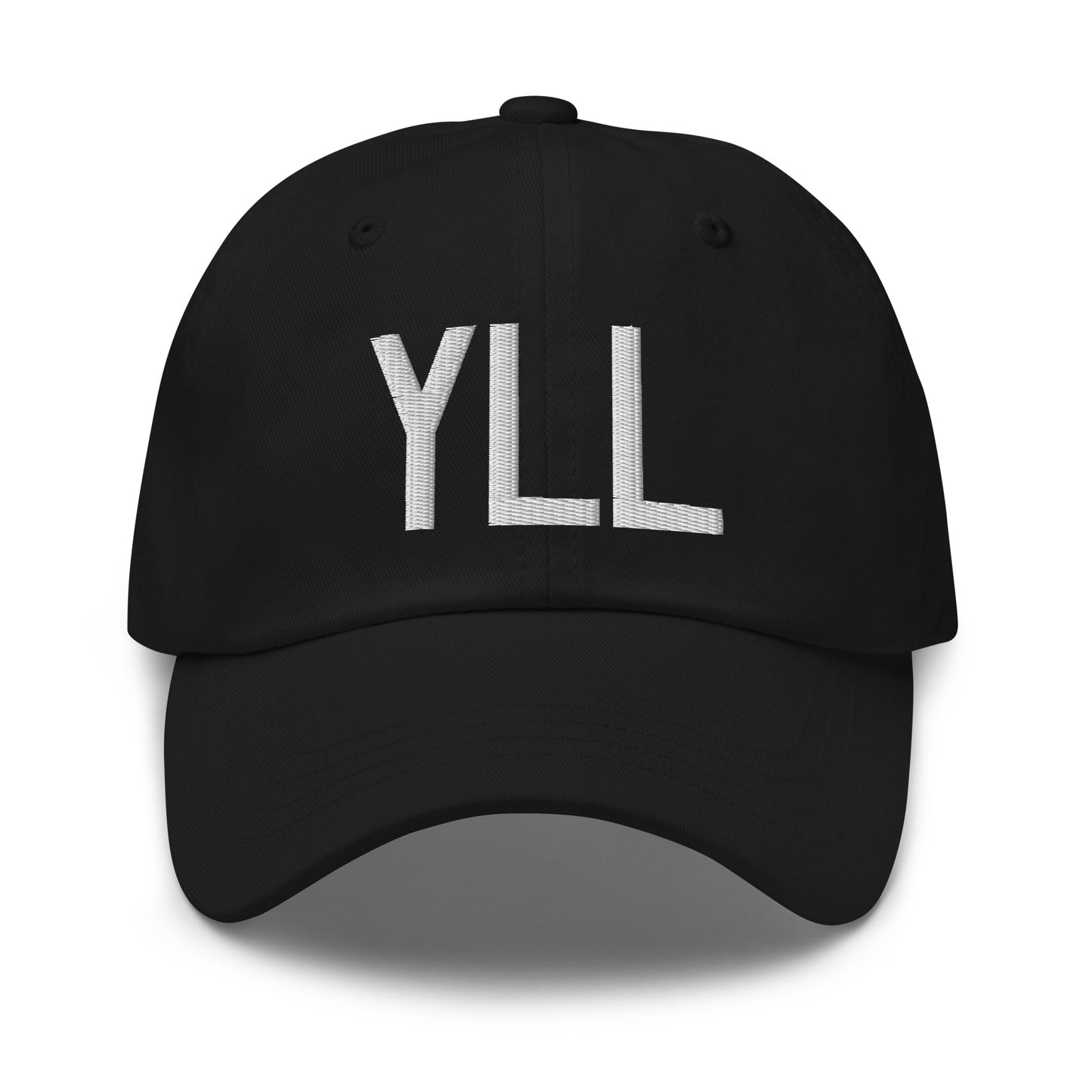Airport Code Baseball Cap - White • YLL Lloydminster • YHM Designs - Image 14