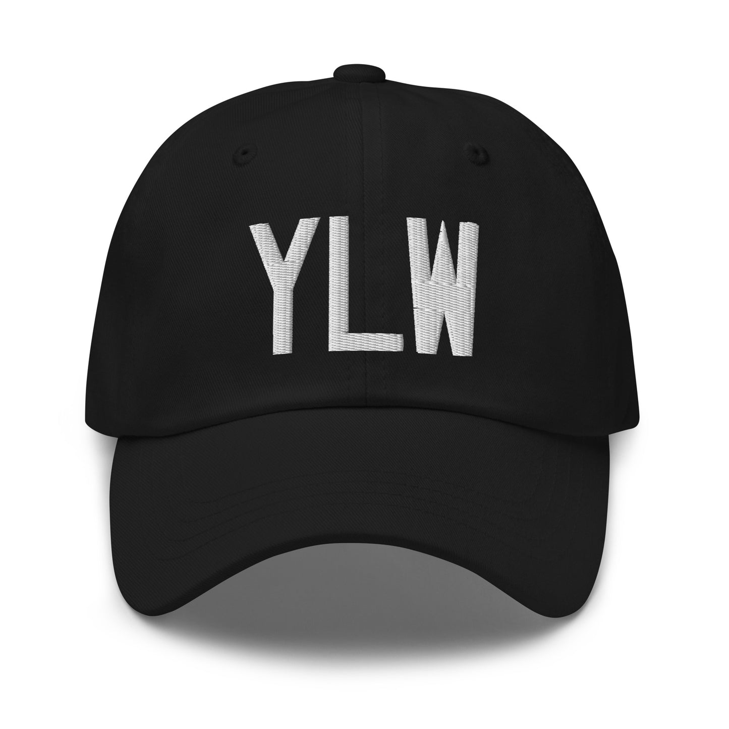 Airport Code Baseball Cap - White • YLW Kelowna • YHM Designs - Image 14