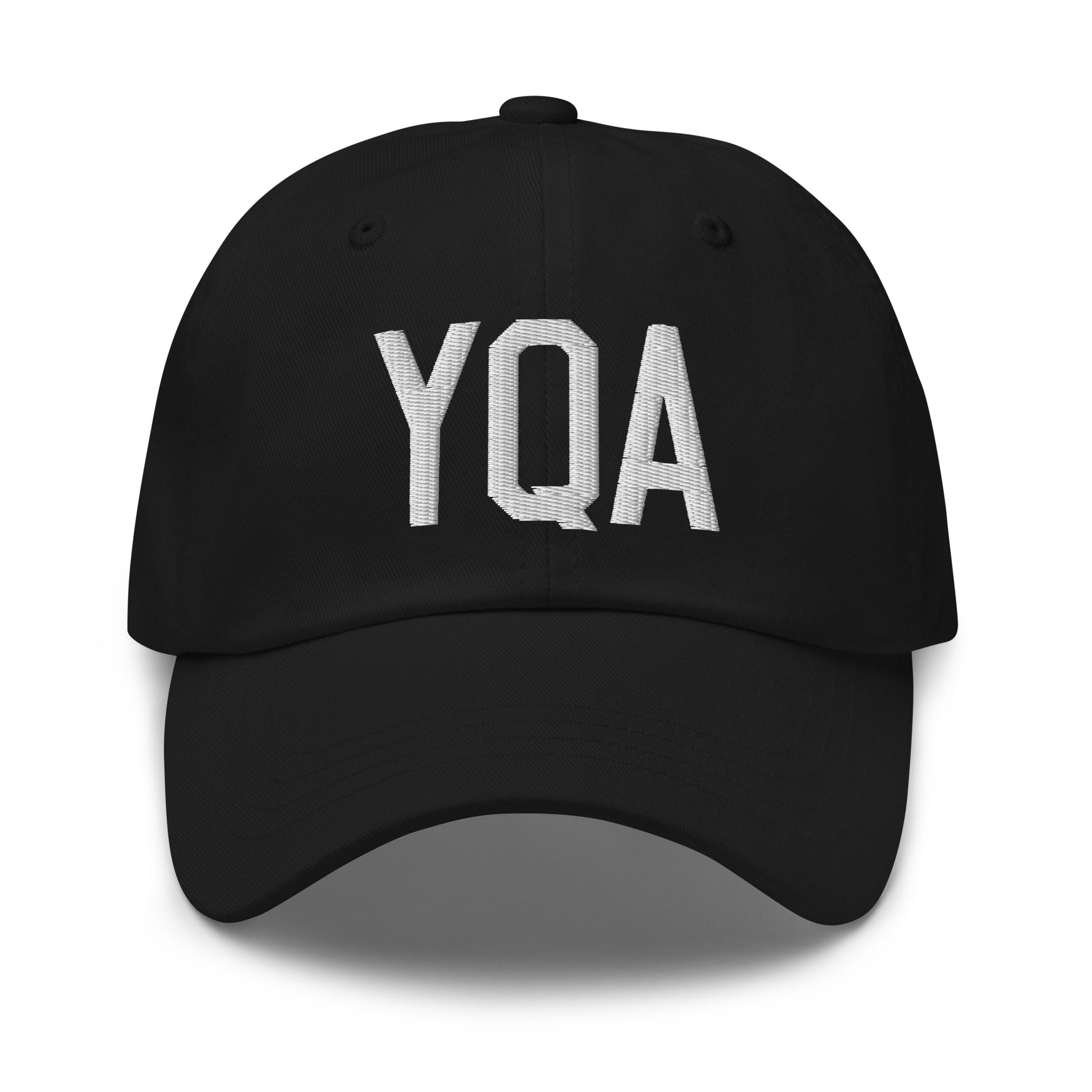 Airport Code Baseball Cap - White • YQA Muskoka • YHM Designs - Image 14