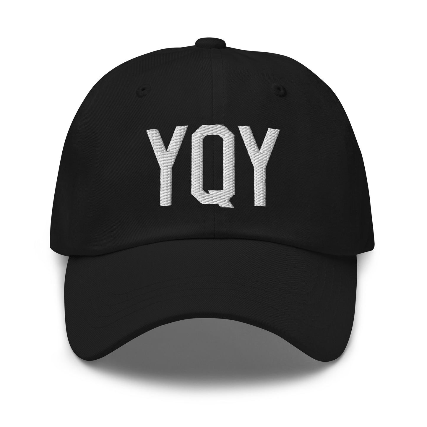 Airport Code Baseball Cap - White • YQY Sydney • YHM Designs - Image 14