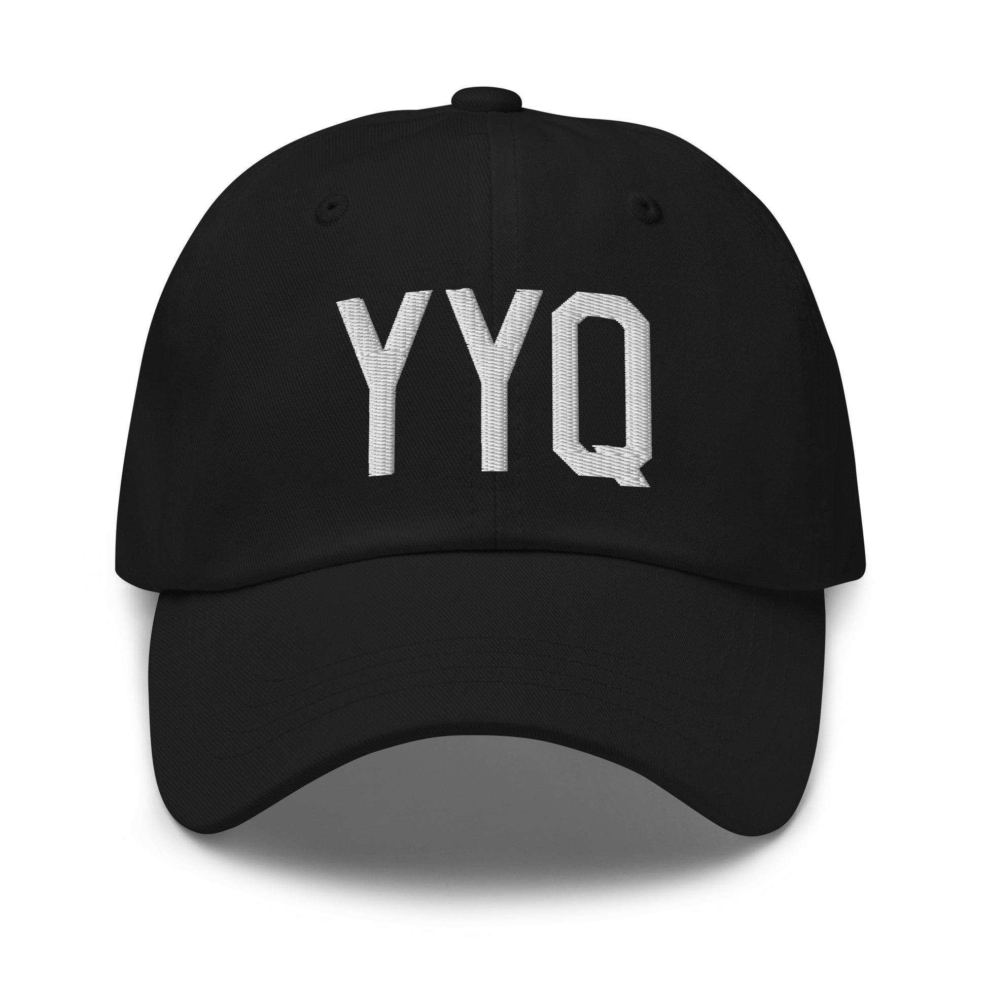 Airport Code Baseball Cap - White • YYQ Churchill • YHM Designs - Image 14