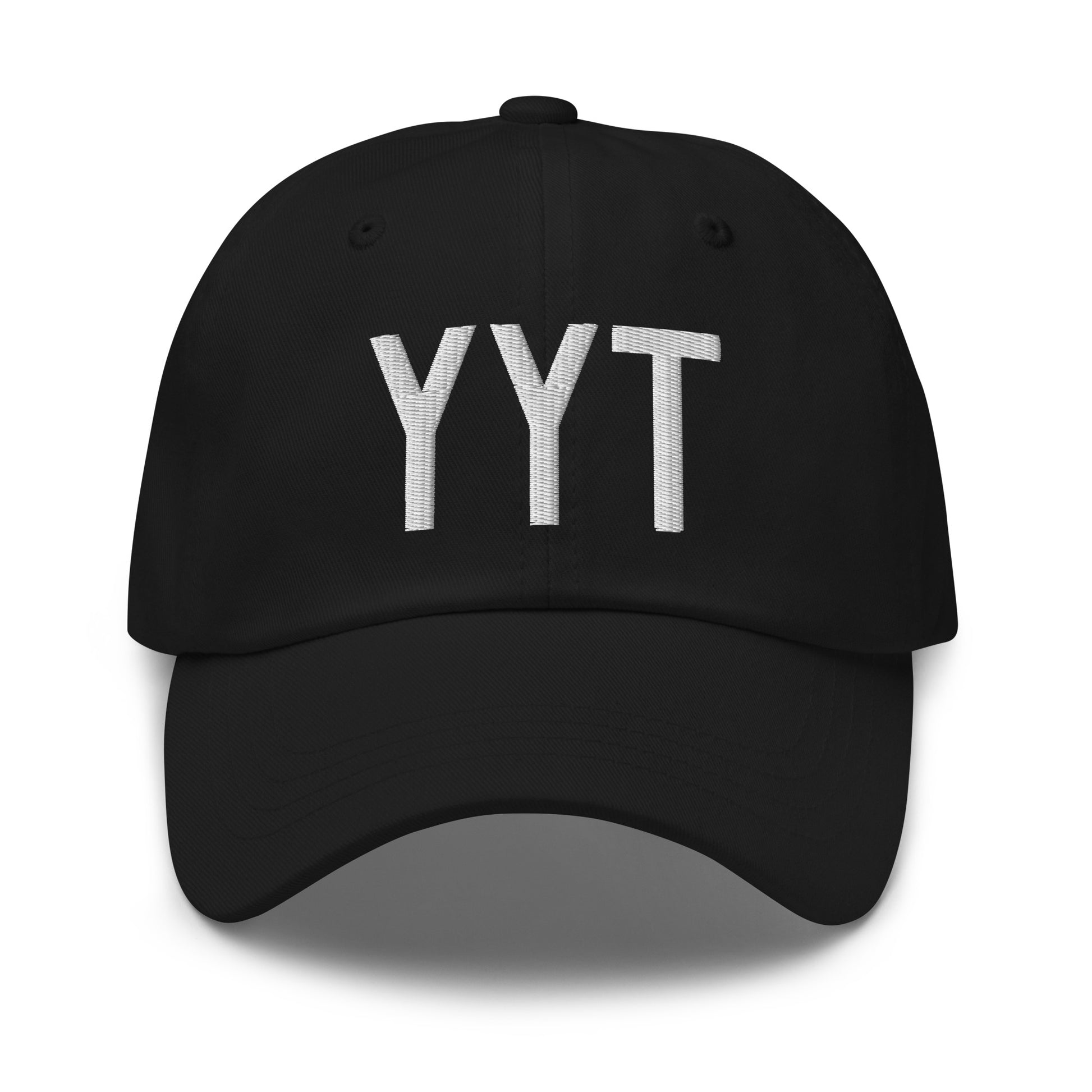 Airport Code Baseball Cap - White • YYT St. John's • YHM Designs - Image 14