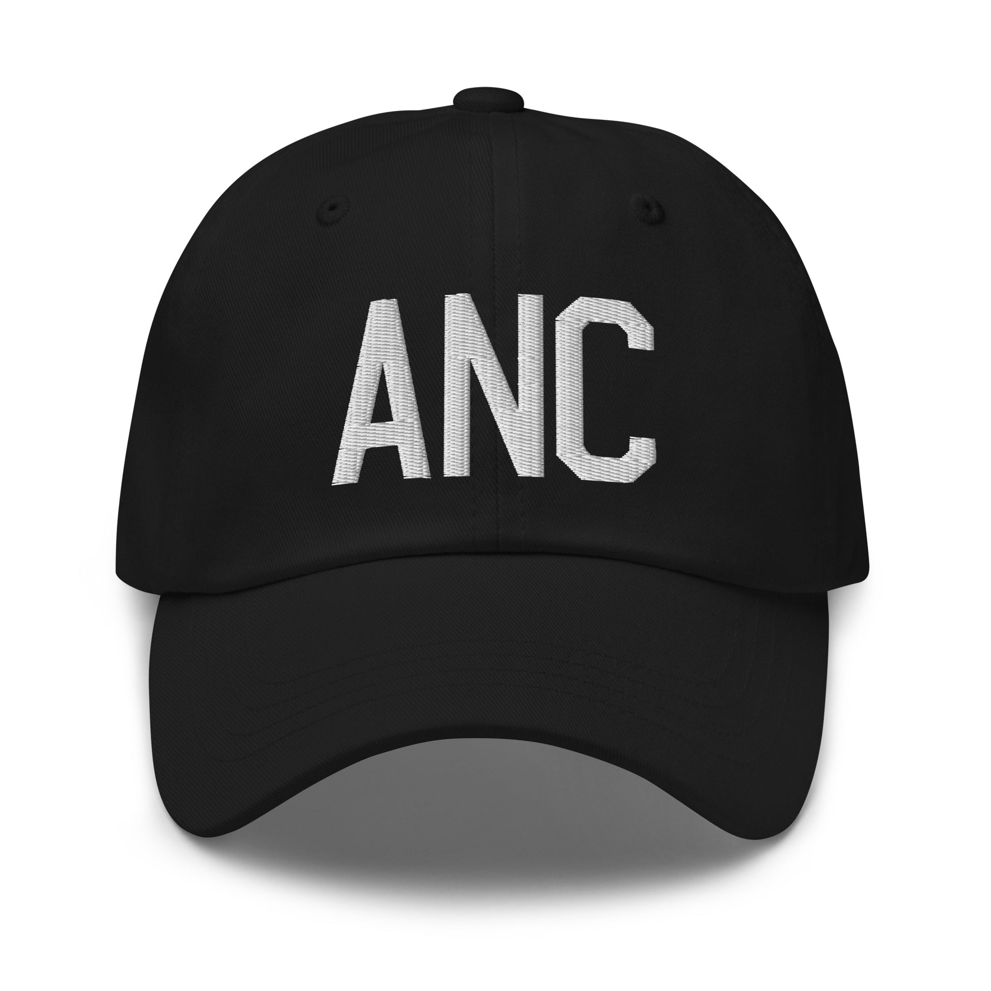 Airport Code Baseball Cap - White • ANC Anchorage • YHM Designs - Image 14