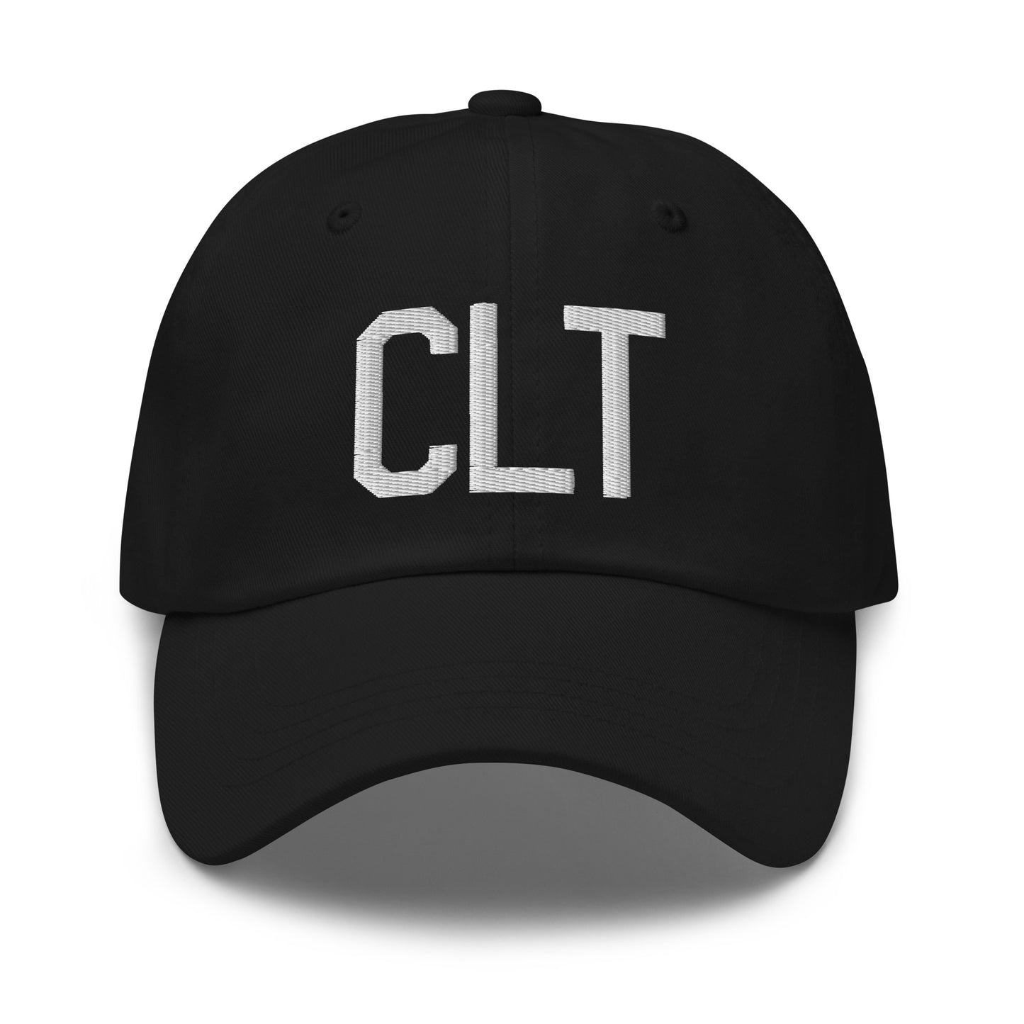 Airport Code Baseball Cap - White • CLT Charlotte • YHM Designs - Image 14