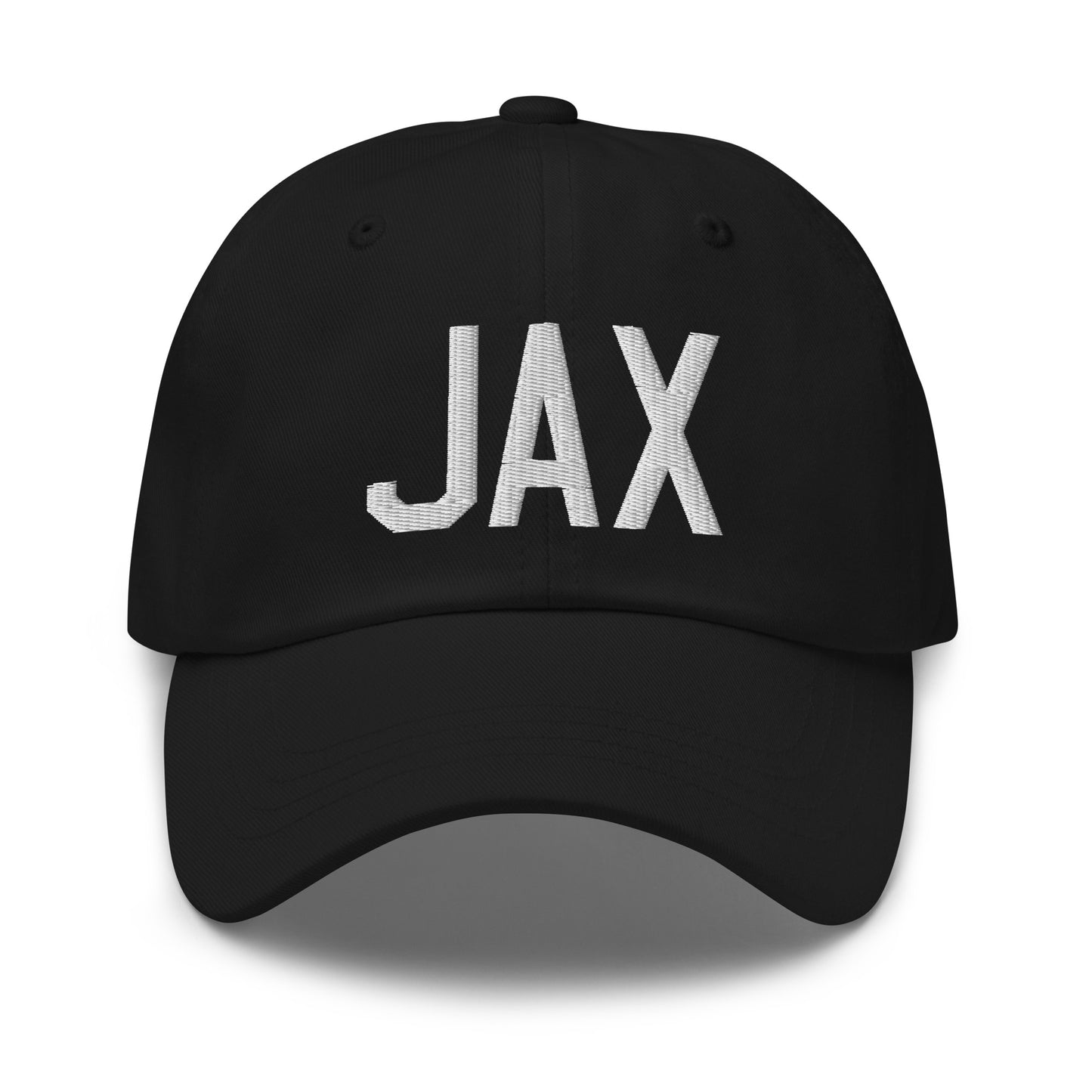 Airport Code Baseball Cap - White • JAX Jacksonville • YHM Designs - Image 14