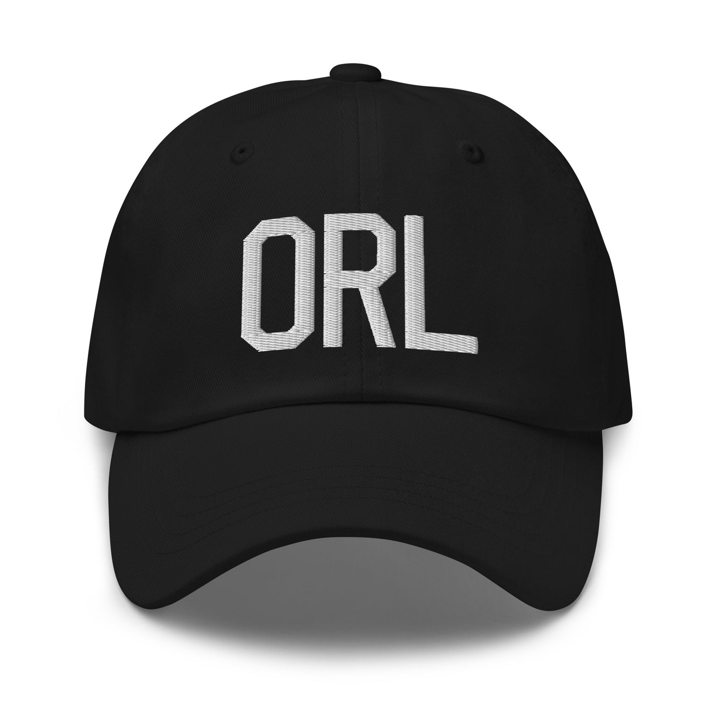 Airport Code Baseball Cap - White • ORL Orlando • YHM Designs - Image 14