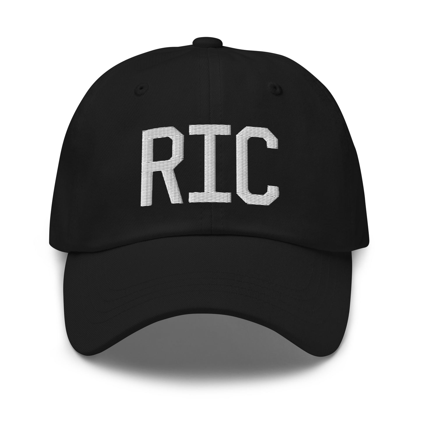 Airport Code Baseball Cap - White • RIC Richmond • YHM Designs - Image 14