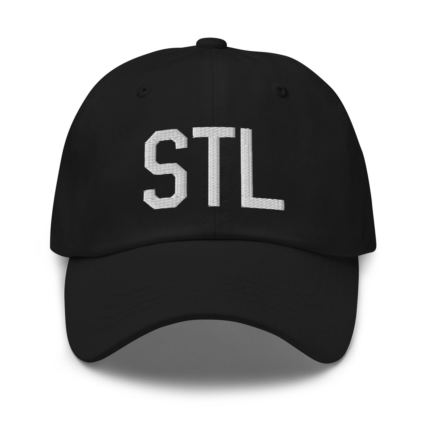 Airport Code Baseball Cap - White • STL St. Louis • YHM Designs - Image 14