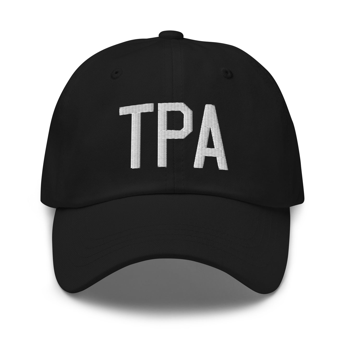 Airport Code Baseball Cap - White • TPA Tampa • YHM Designs - Image 14