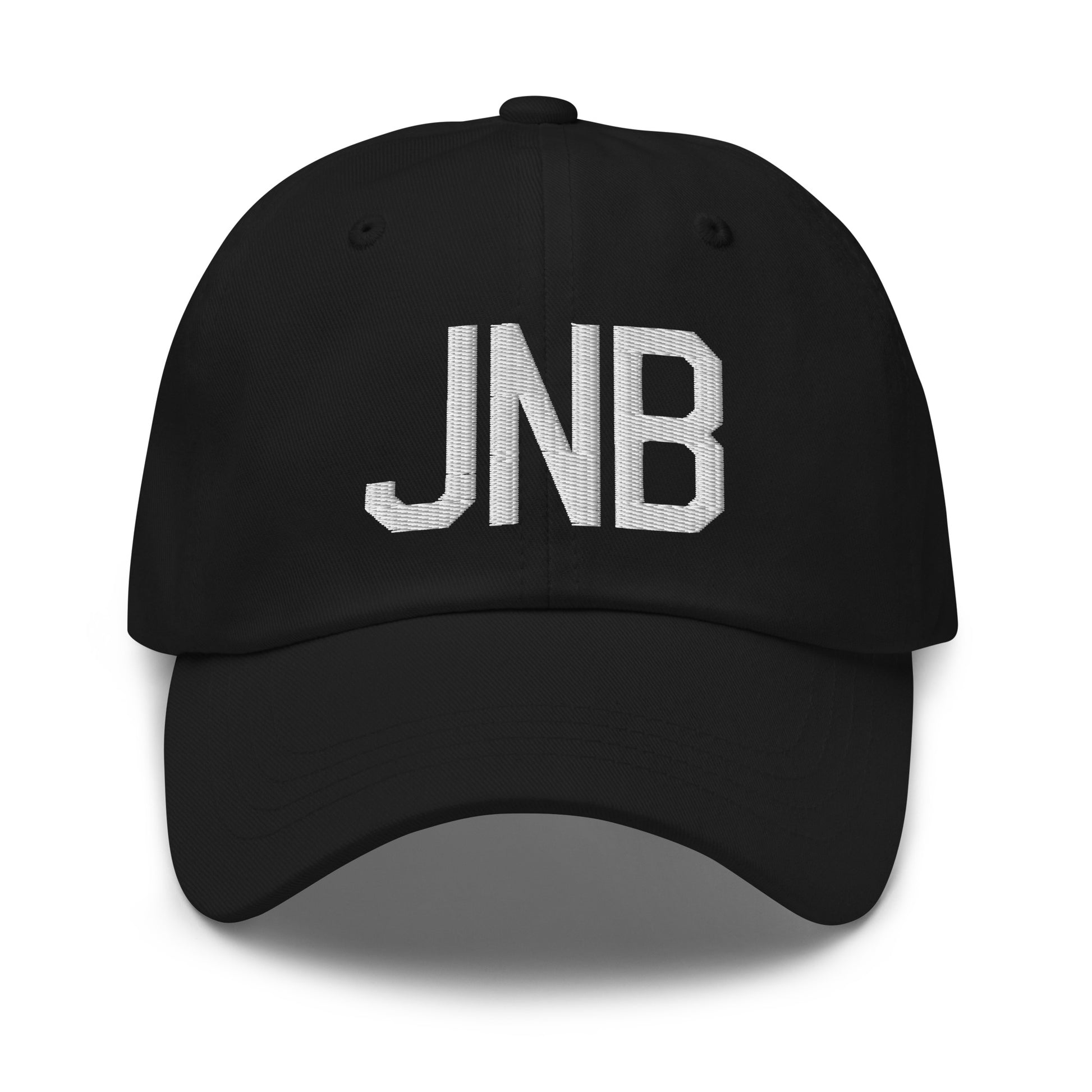 Airport Code Baseball Cap - White • JNB Johannesburg • YHM Designs - Image 14