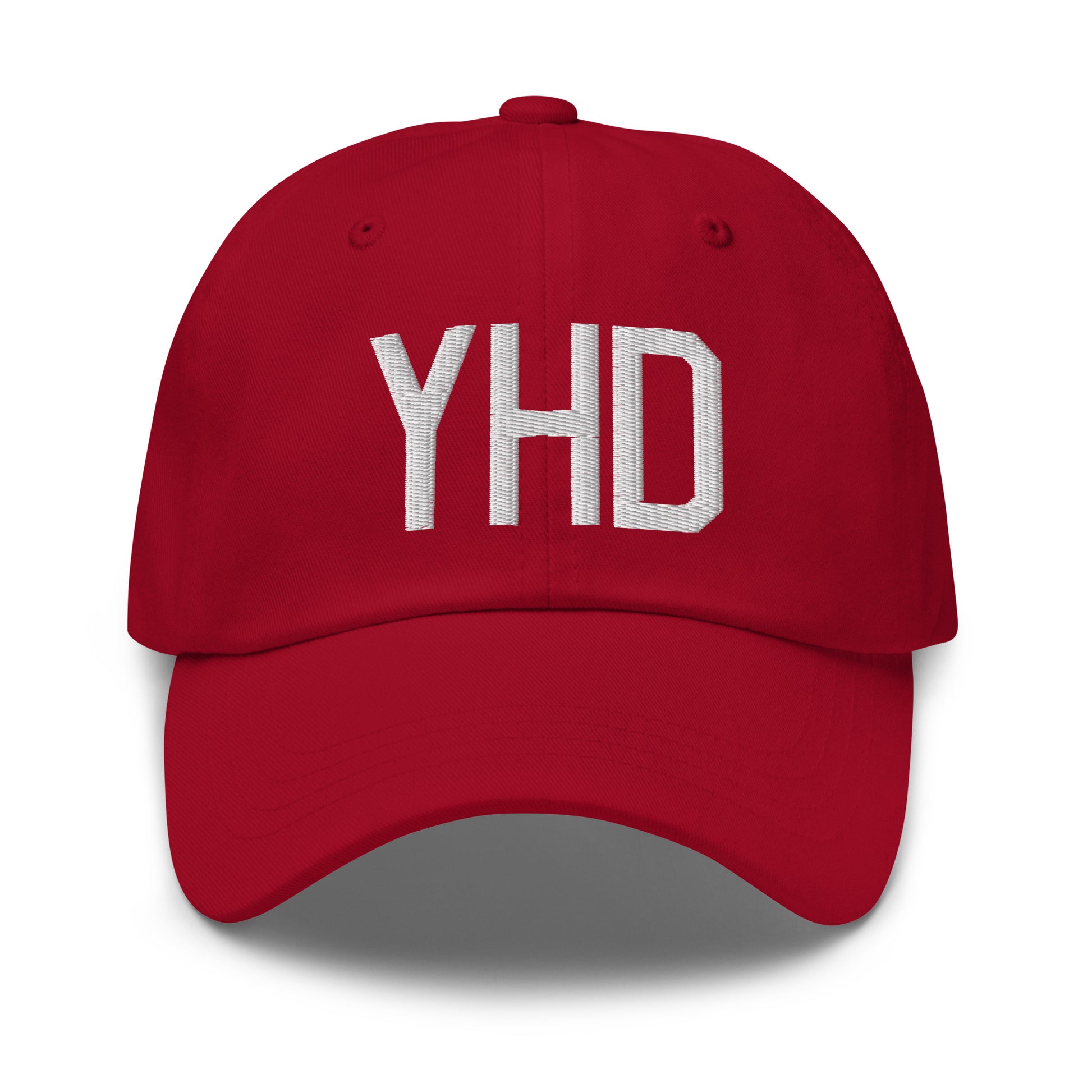 Airport Code Baseball Cap - White • YHD Dryden • YHM Designs - Image 19
