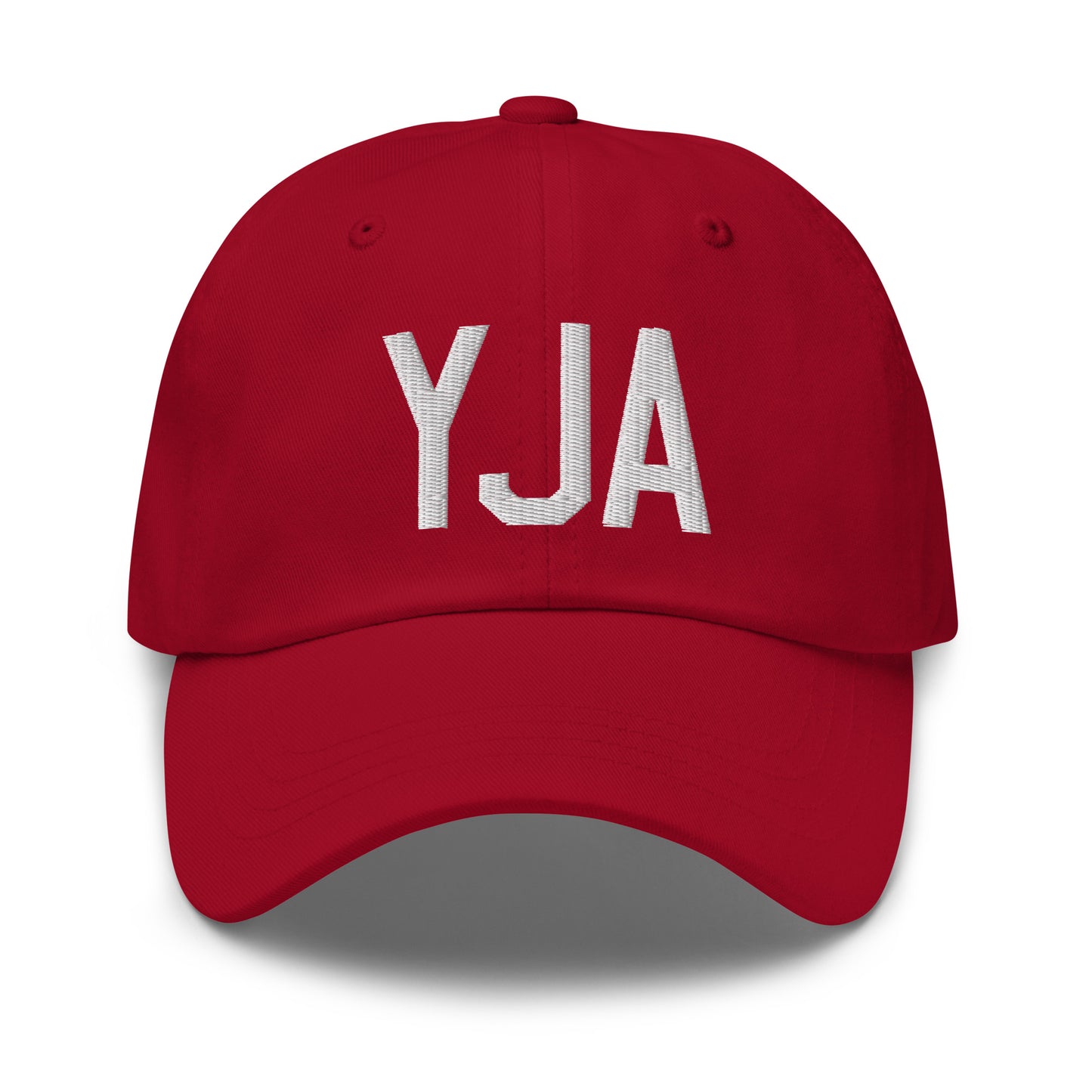 Airport Code Baseball Cap - White • YJA Jasper • YHM Designs - Image 19