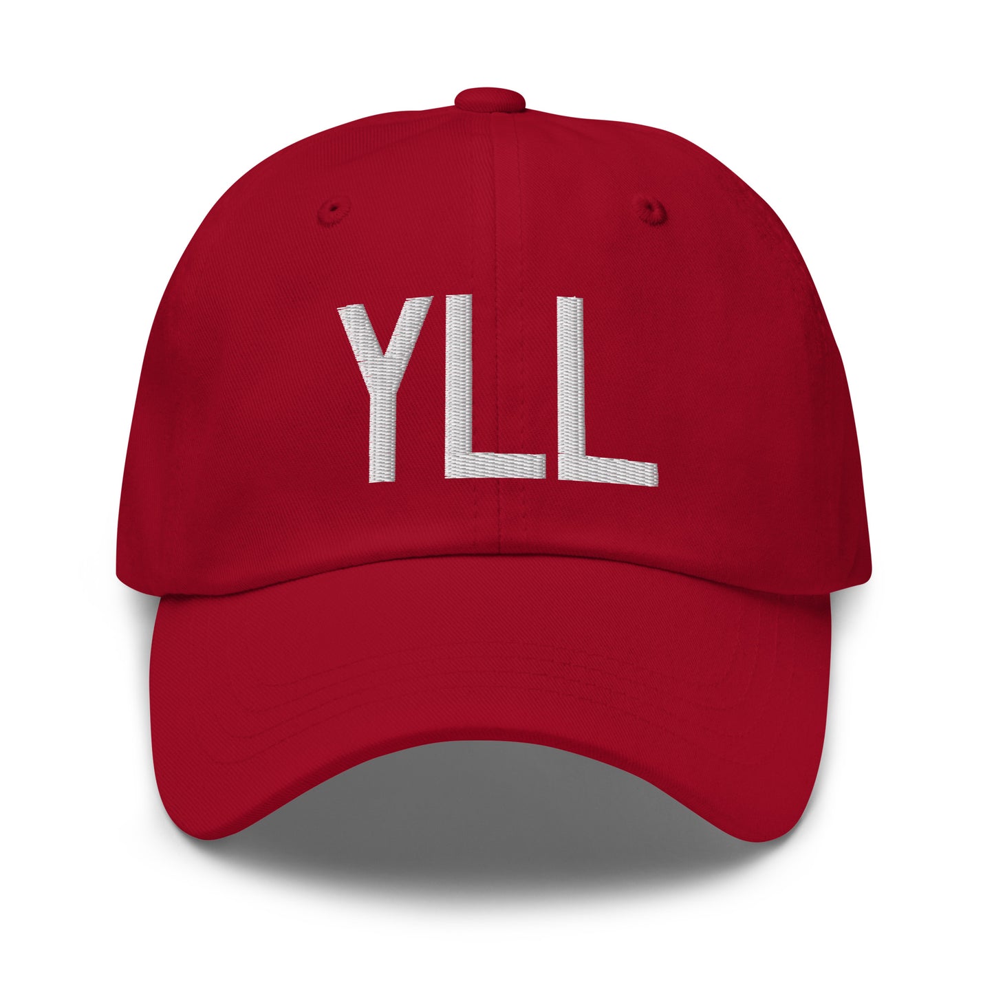 Airport Code Baseball Cap - White • YLL Lloydminster • YHM Designs - Image 19