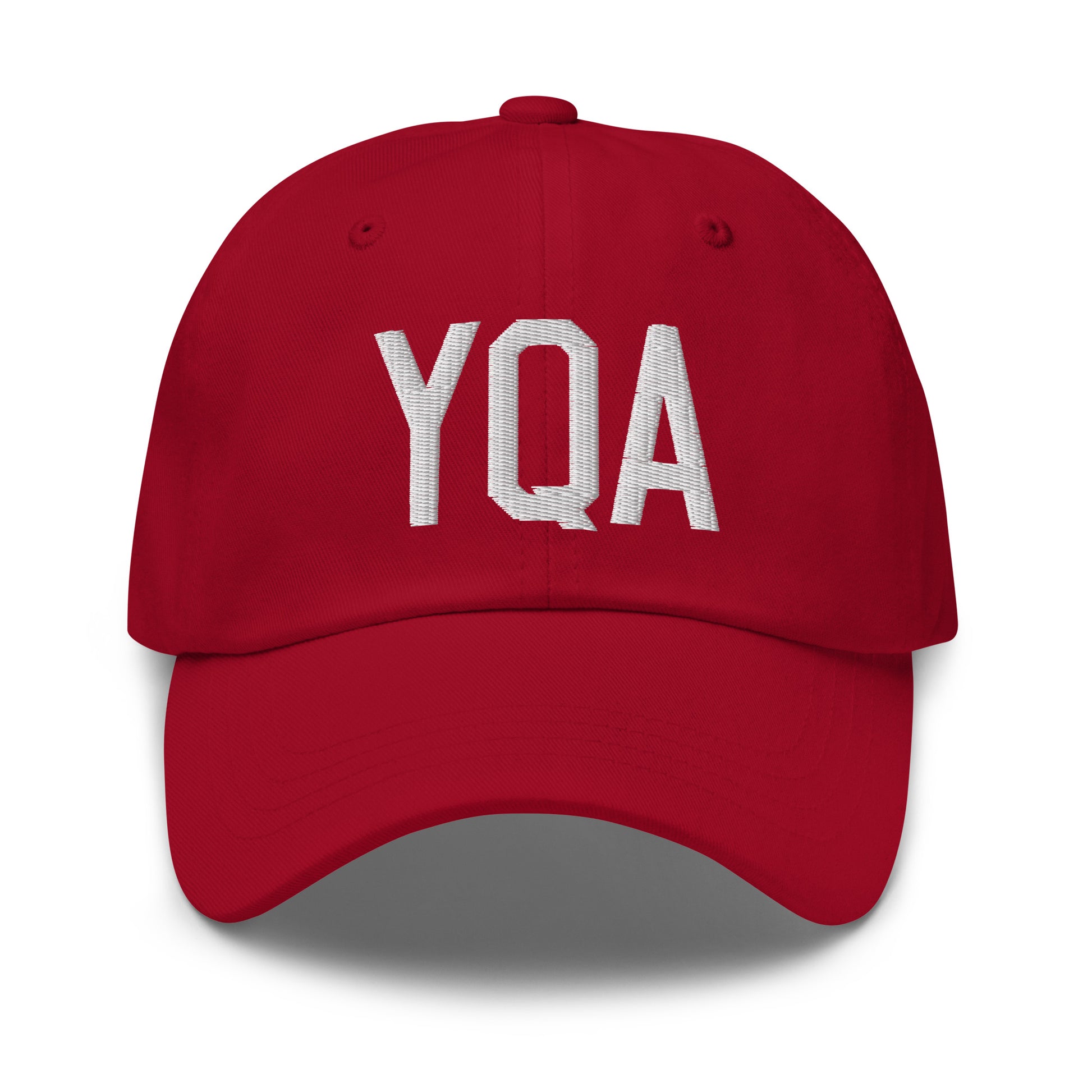 Airport Code Baseball Cap - White • YQA Muskoka • YHM Designs - Image 19