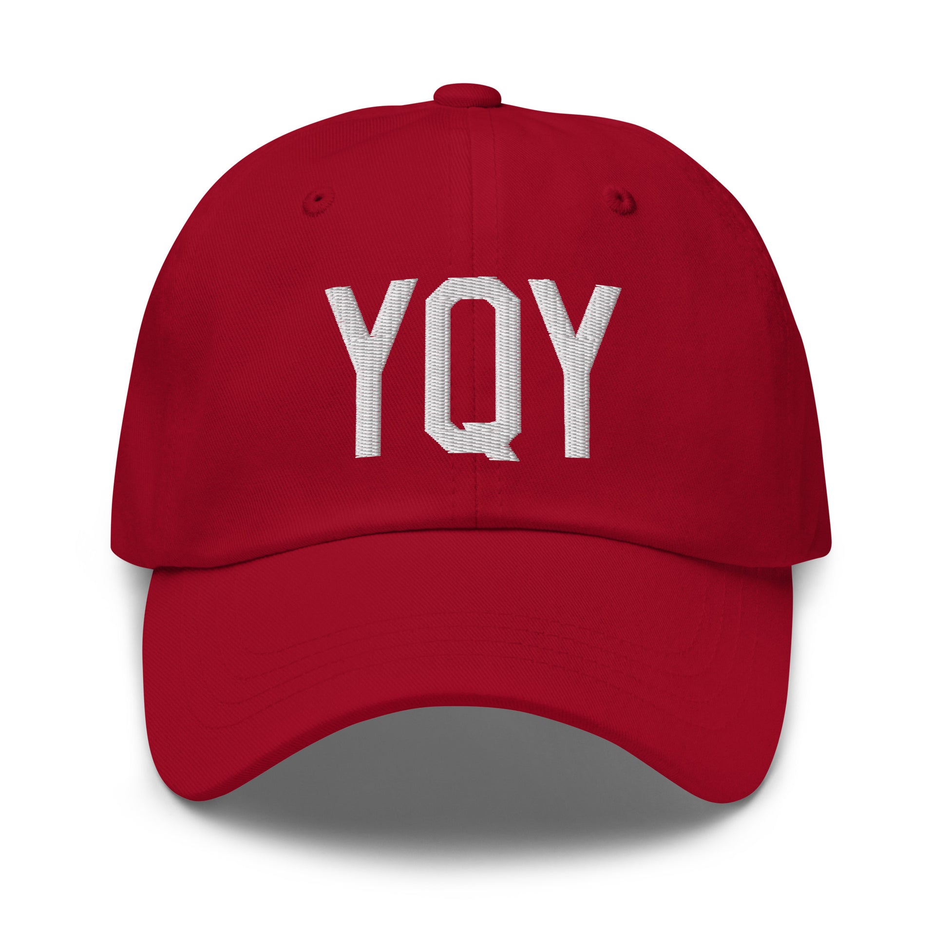 Airport Code Baseball Cap - White • YQY Sydney • YHM Designs - Image 19