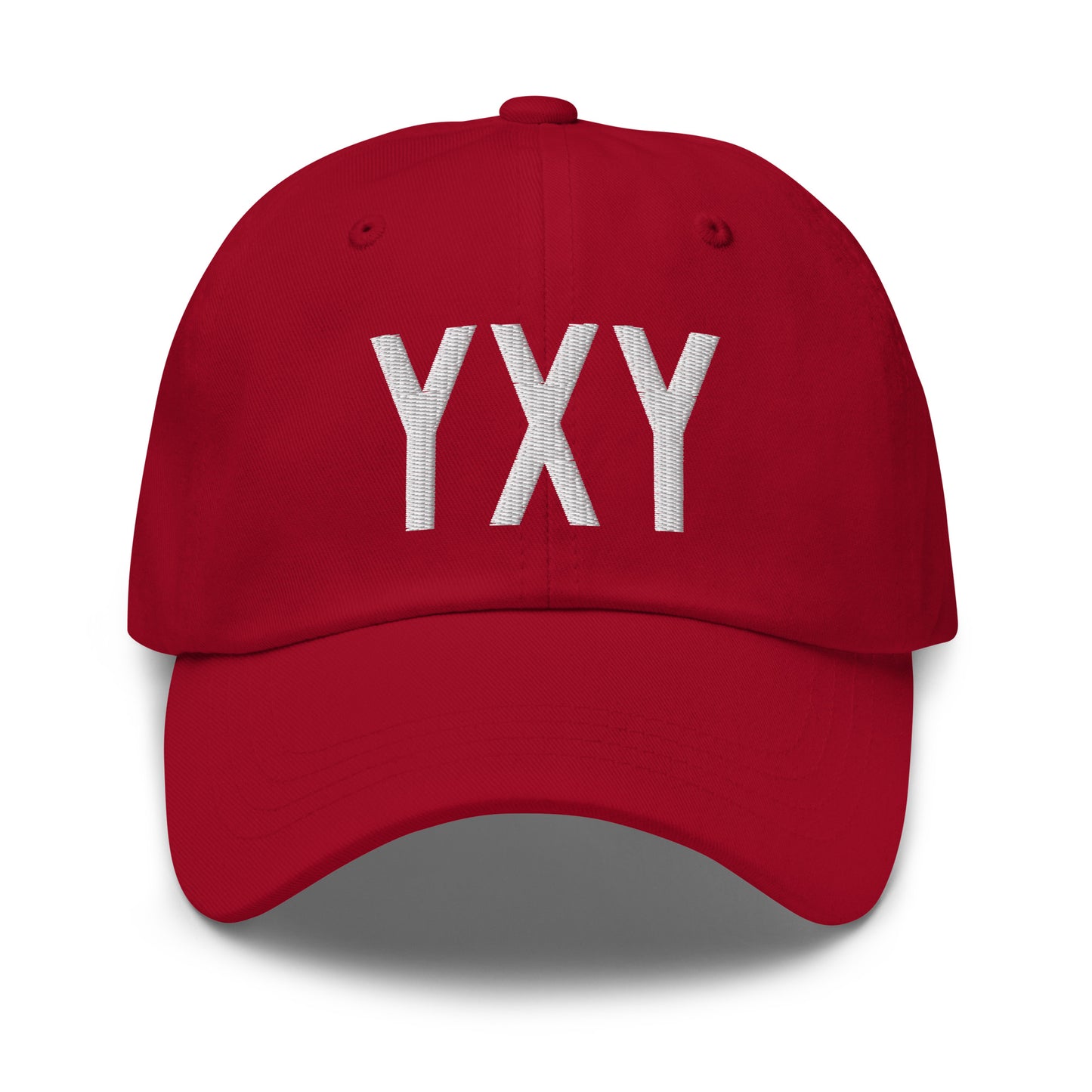 Airport Code Baseball Cap - White • YXY Whitehorse • YHM Designs - Image 19