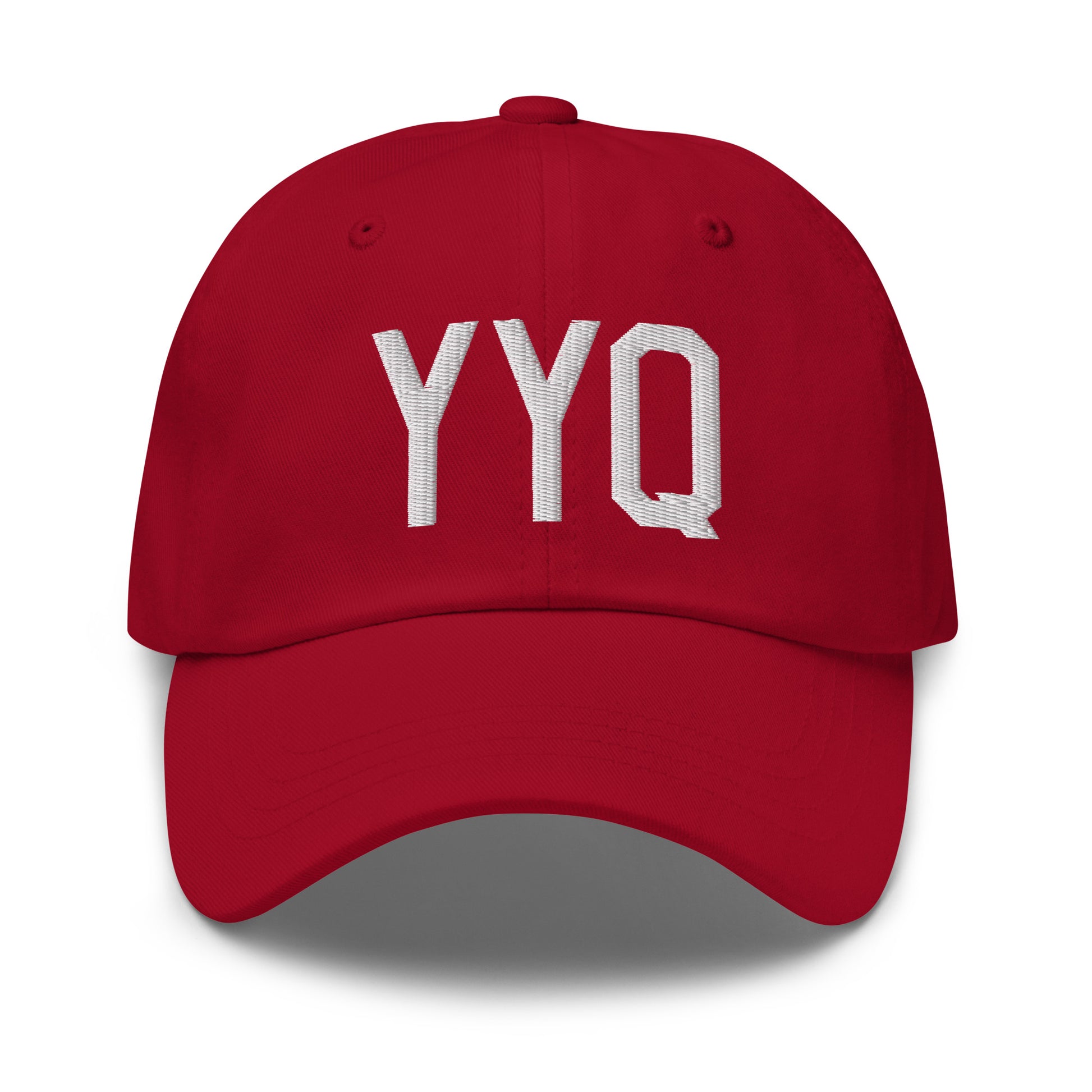 Airport Code Baseball Cap - White • YYQ Churchill • YHM Designs - Image 19