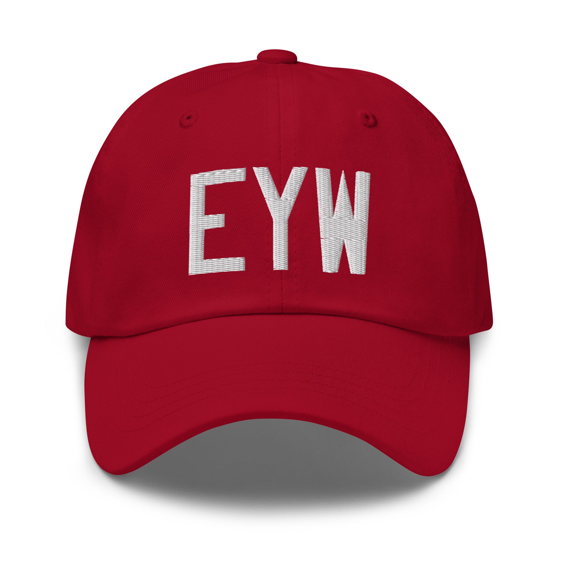 Airport Code Baseball Cap - White • EYW Key West • YHM Designs - Image 19