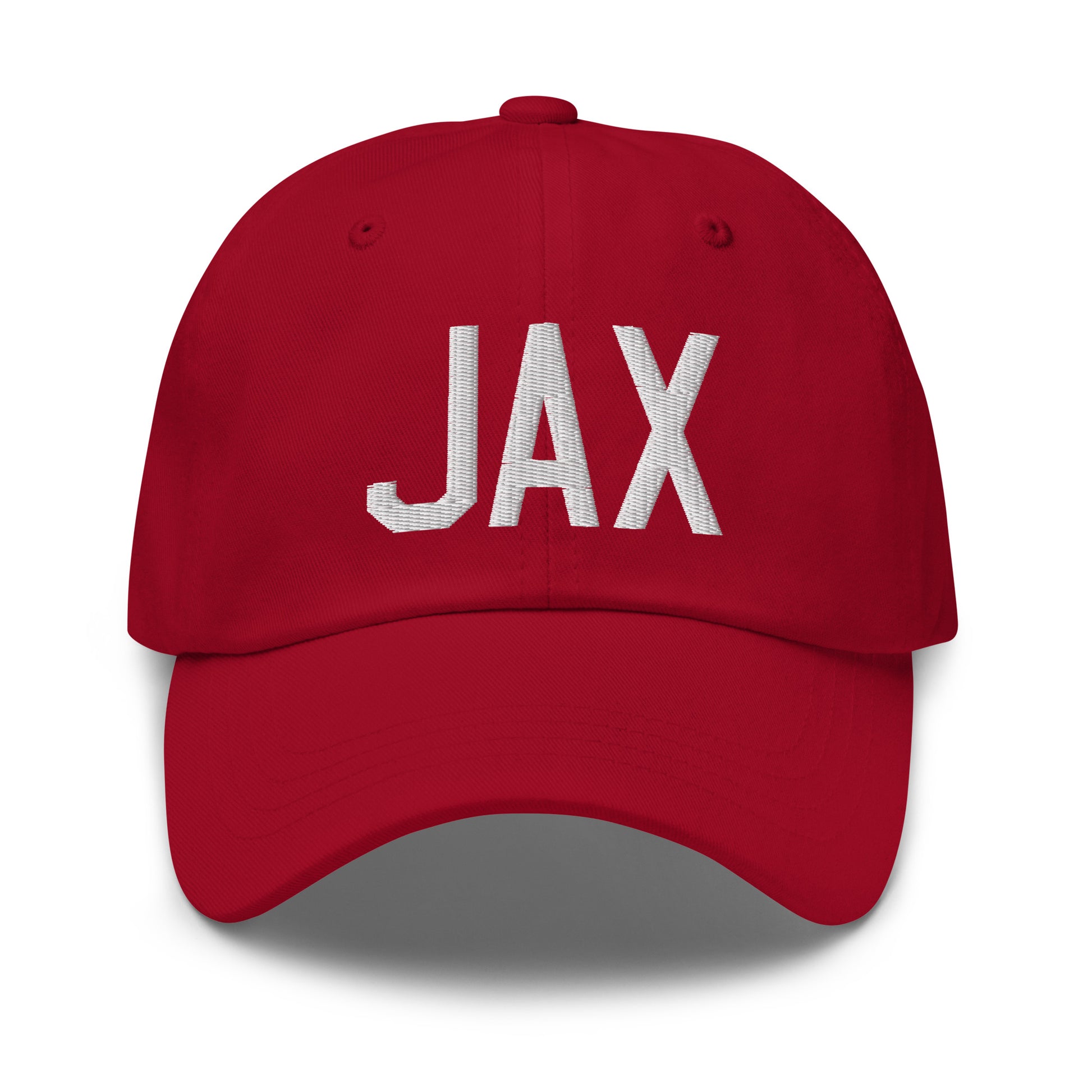 Airport Code Baseball Cap - White • JAX Jacksonville • YHM Designs - Image 19
