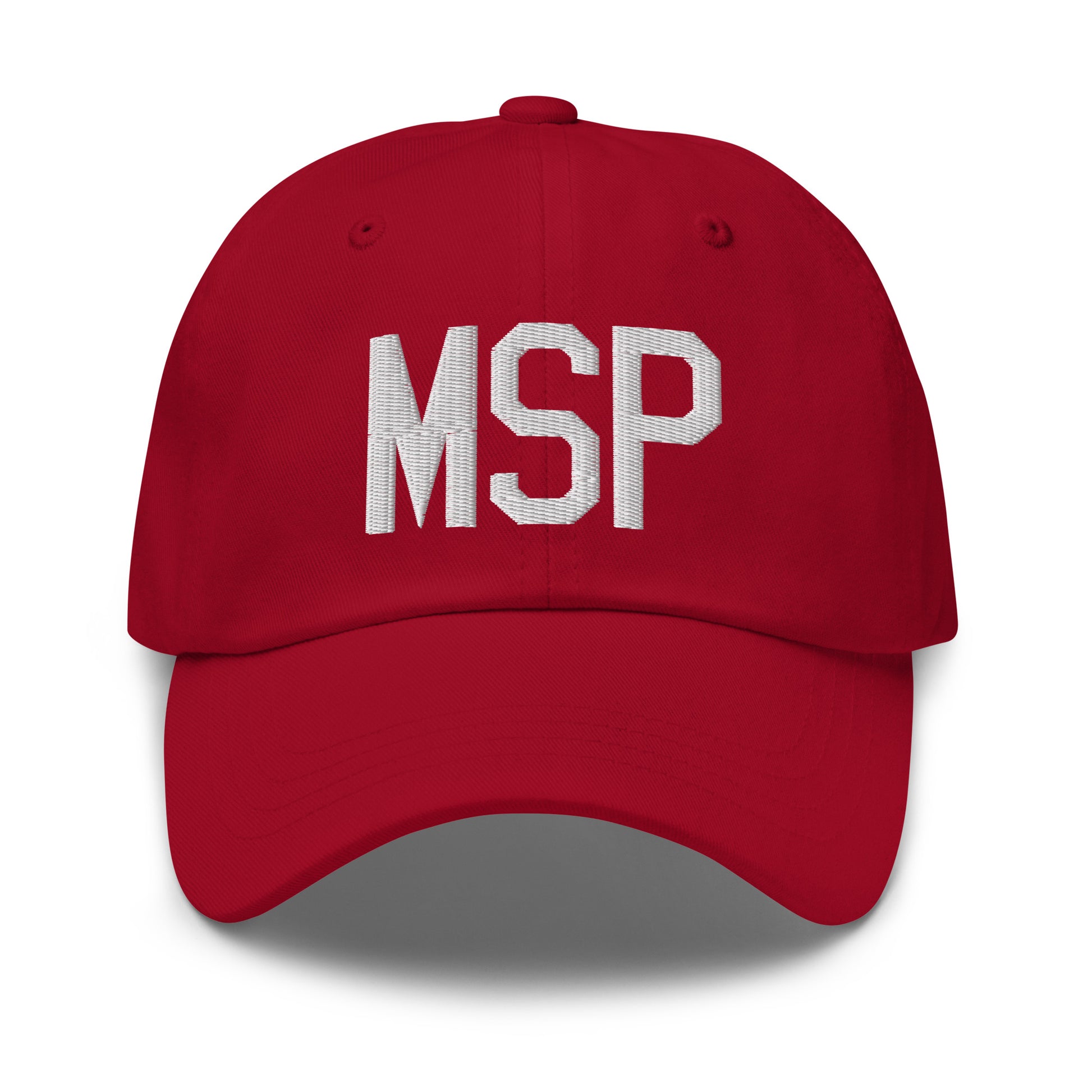 Airport Code Baseball Cap - White • MSP Minneapolis • YHM Designs - Image 19