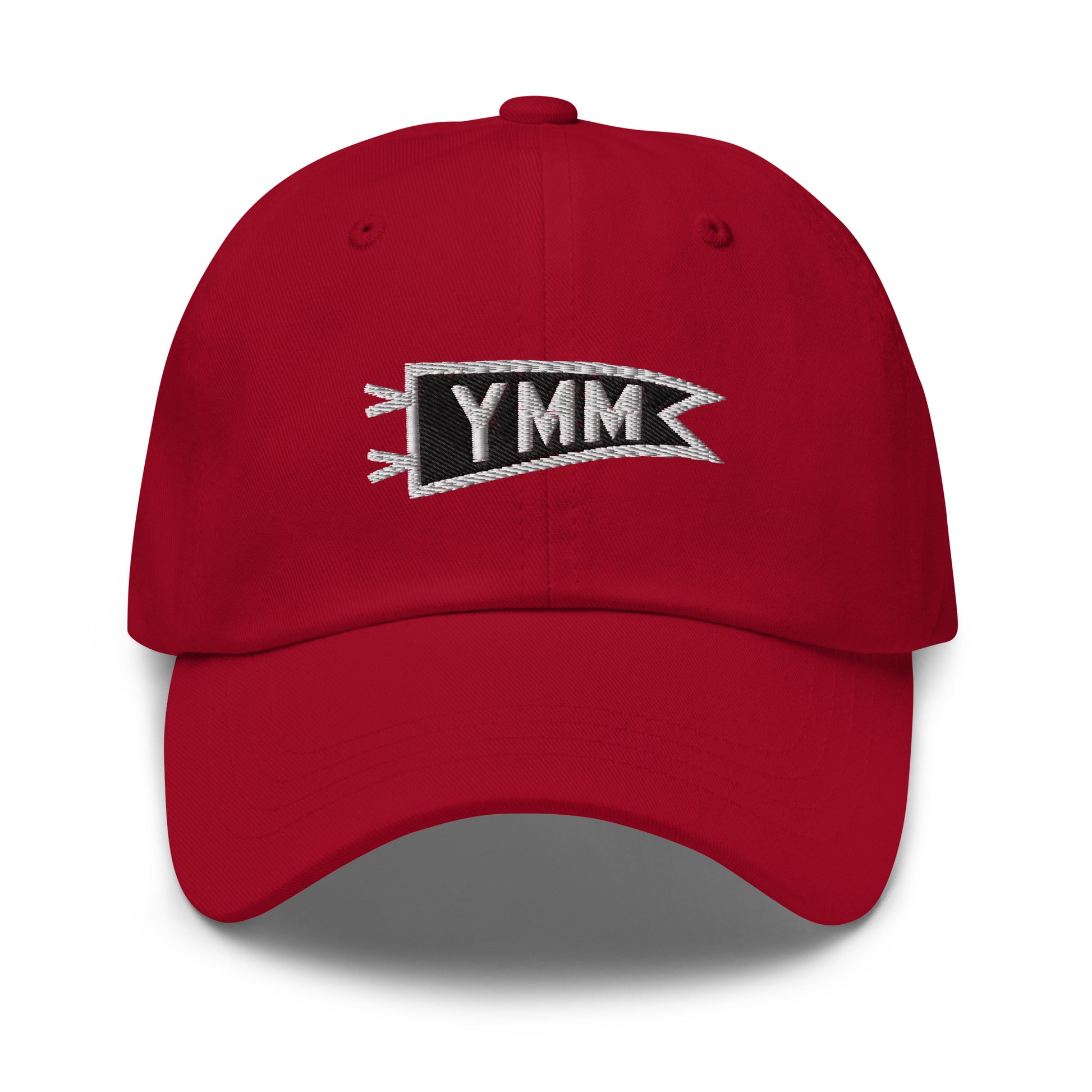 Pennant Baseball Cap - Black & White • YMM Fort McMurray • YHM Designs - Image 13