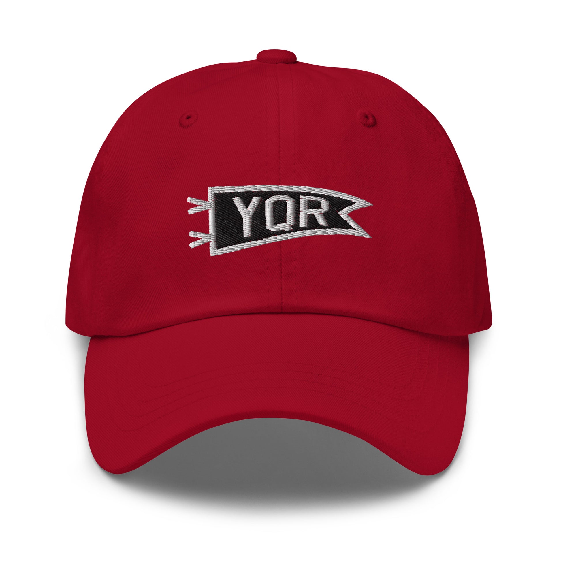 Pennant Baseball Cap - Black & White • YQR Regina • YHM Designs - Image 13