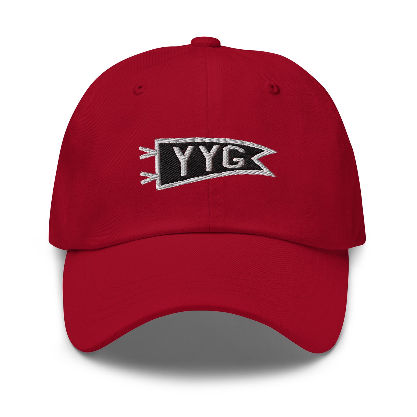 Pennant Baseball Cap - Black & White • YYG Charlottetown • YHM Designs - Image 13