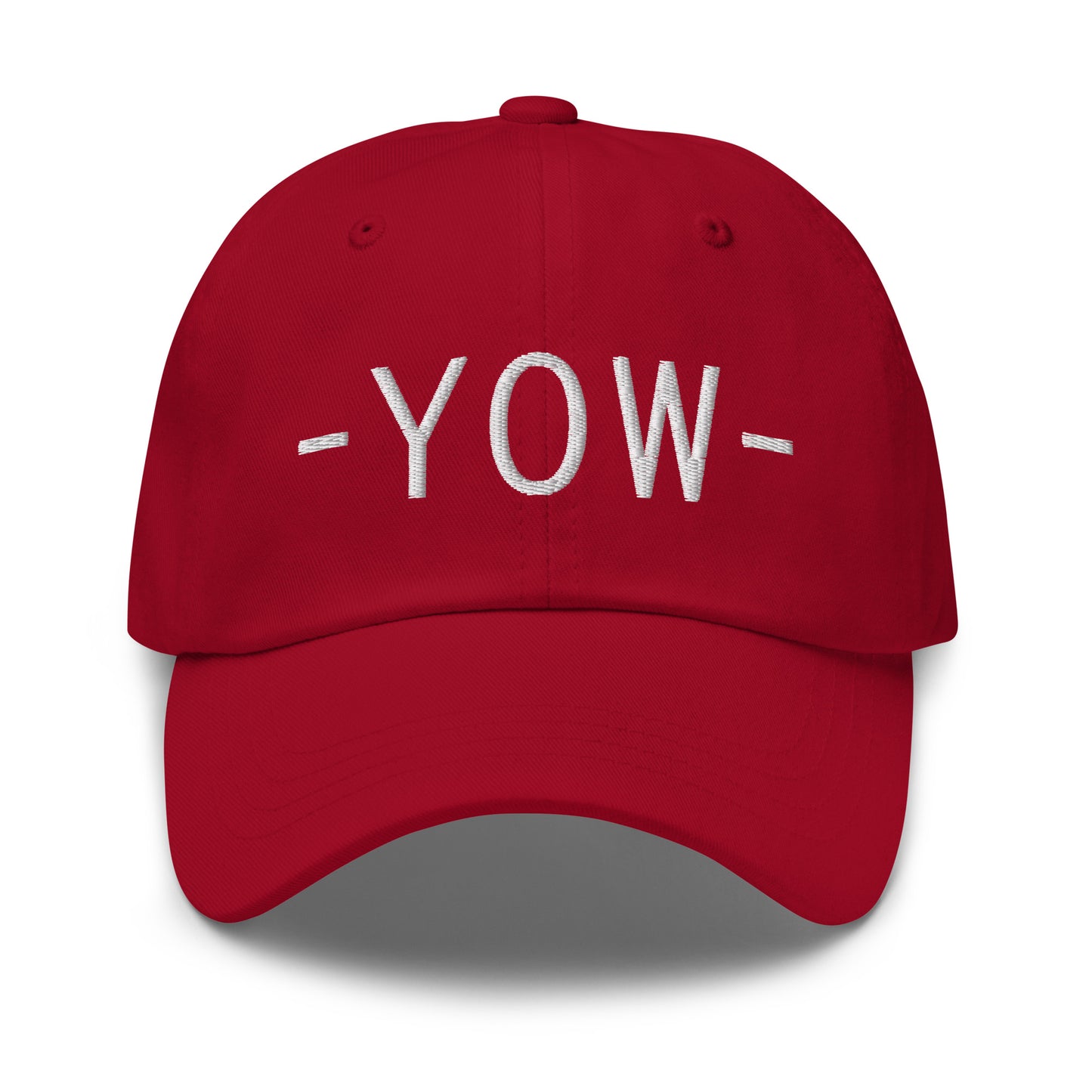 Souvenir Baseball Cap - White • YOW Ottawa • YHM Designs - Image 16