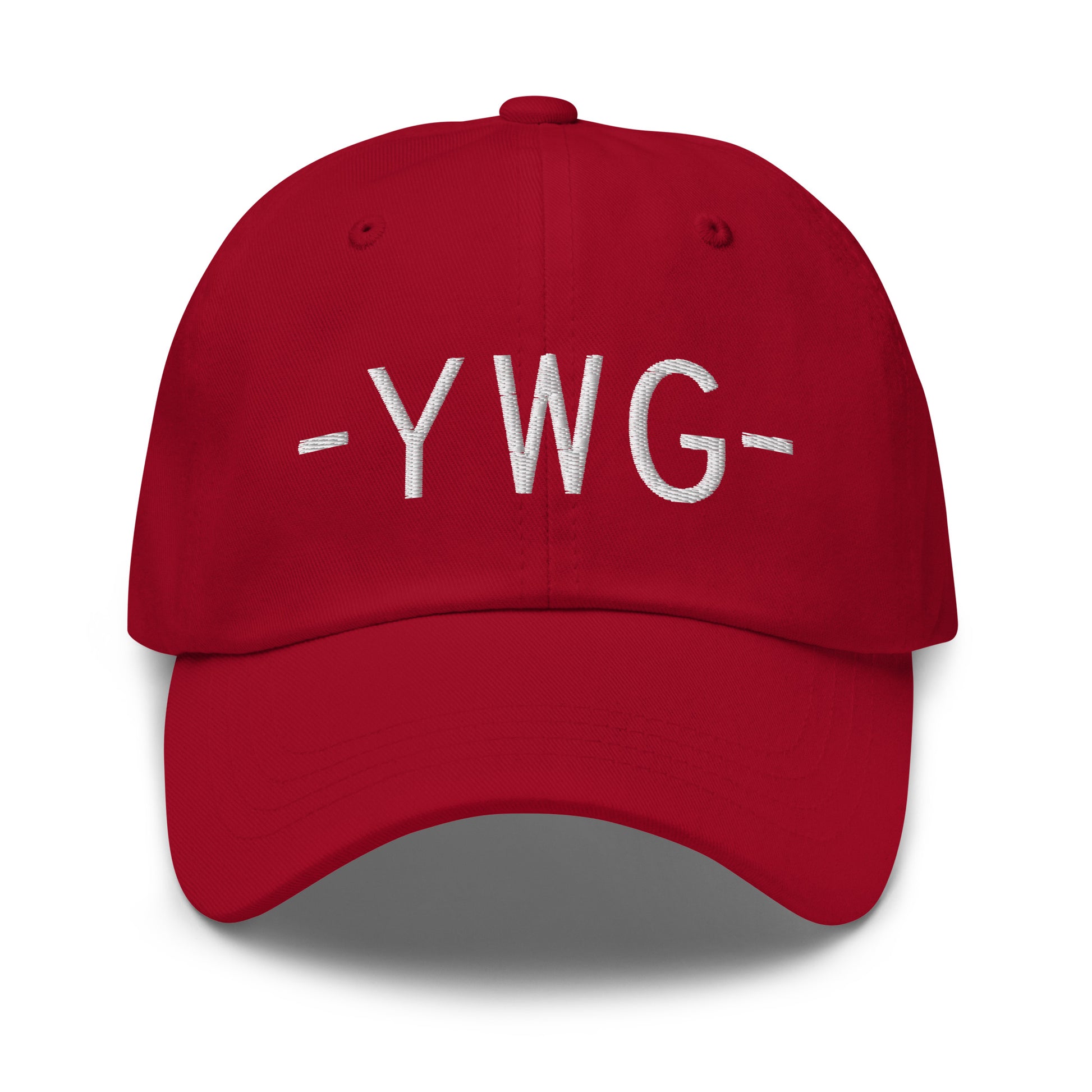 Souvenir Baseball Cap - White • YWG Winnipeg • YHM Designs - Image 16