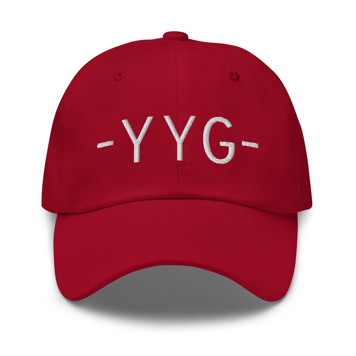 Souvenir Baseball Cap - White • YYG Charlottetown • YHM Designs - Image 16