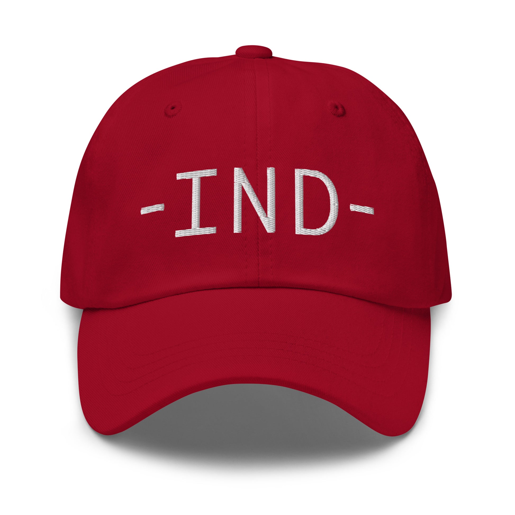 Souvenir Baseball Cap - White • IND Indianapolis • YHM Designs - Image 16