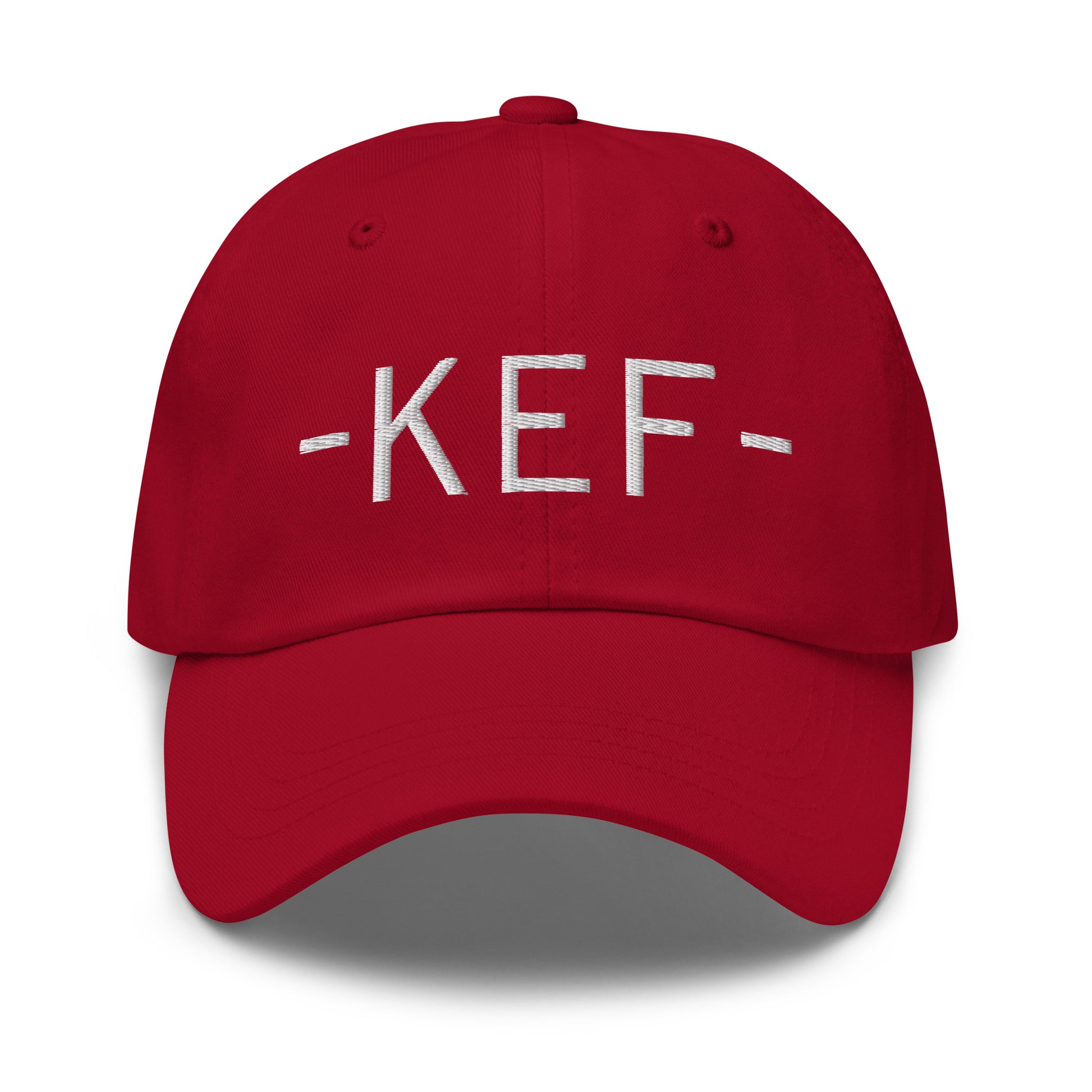 Souvenir Baseball Cap - White • KEF Reykjavik • YHM Designs - Image 16