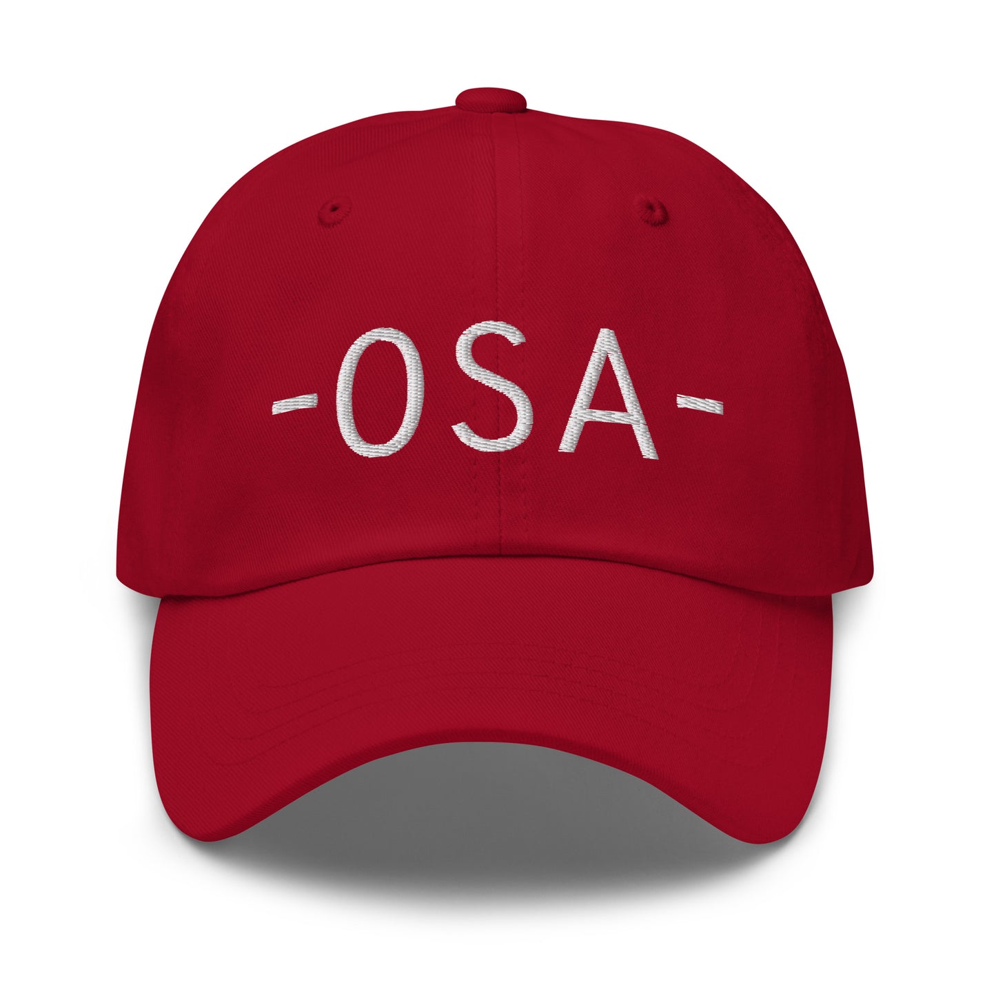 Souvenir Baseball Cap - White • OSA Osaka • YHM Designs - Image 16