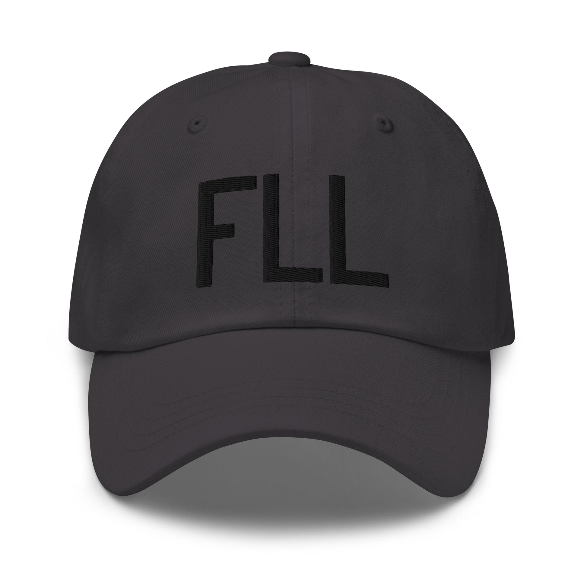 Airport Code Baseball Cap - Black • FLL Fort Lauderdale • YHM Designs - Image 13