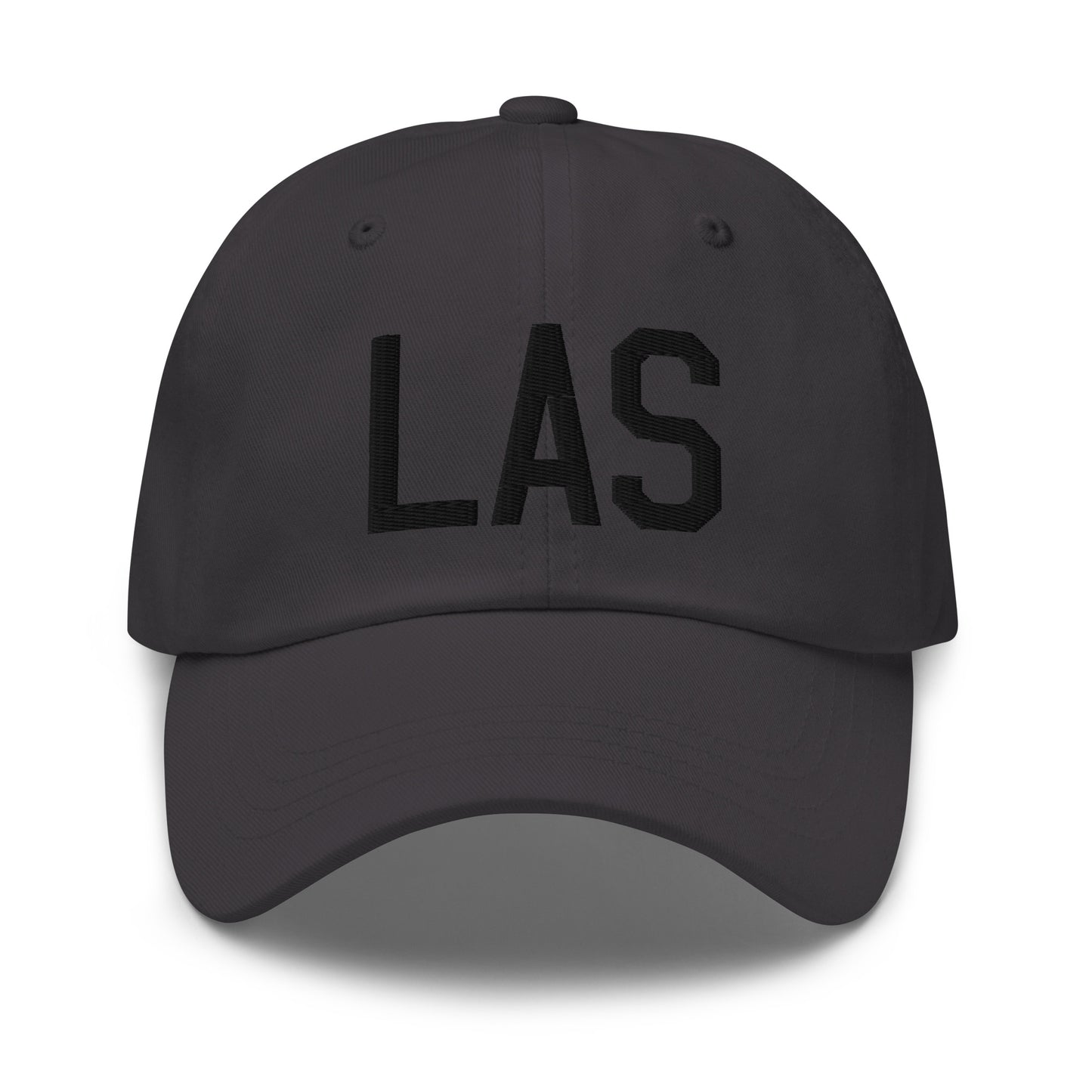 Airport Code Baseball Cap - Black • LAS Las Vegas • YHM Designs - Image 13