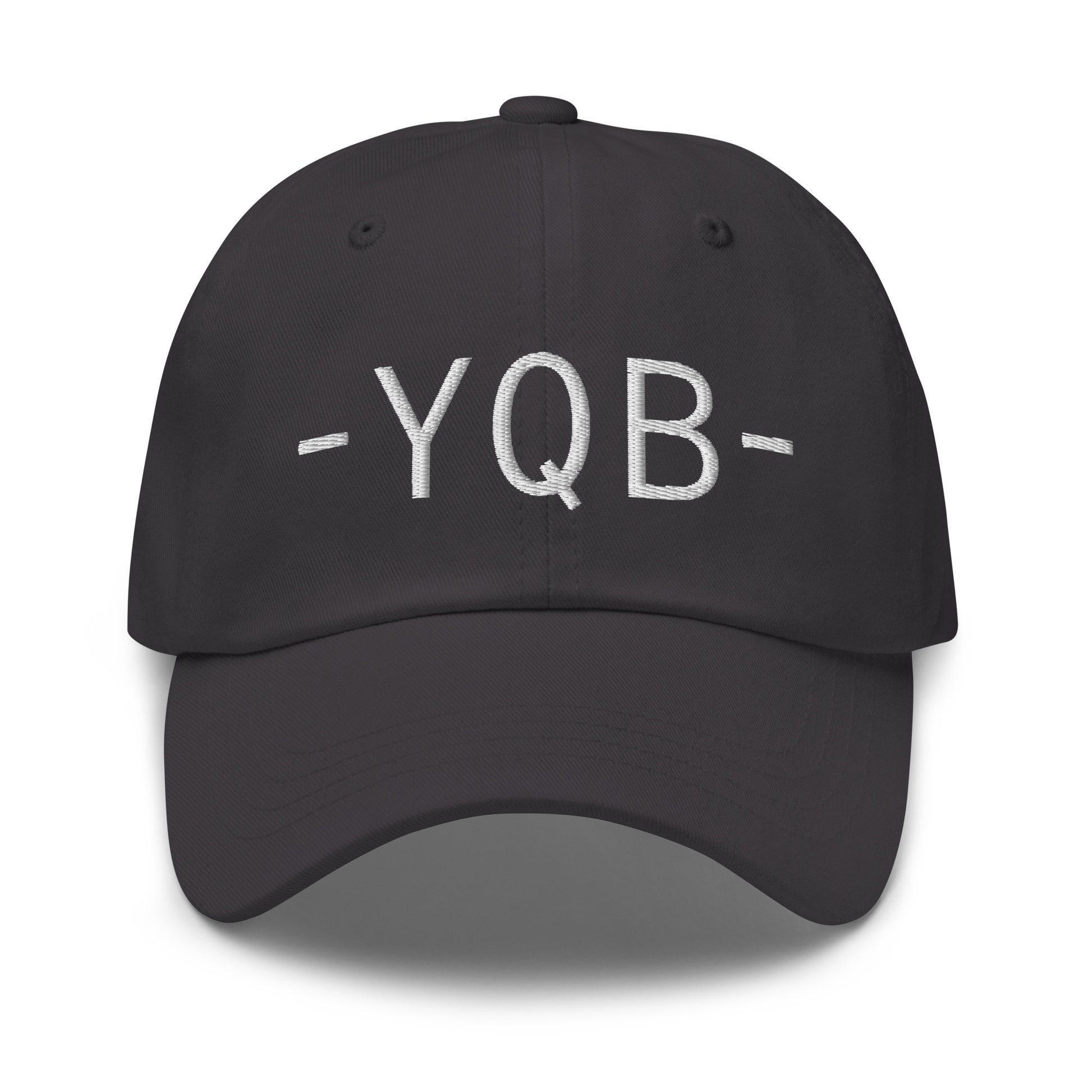 Souvenir Baseball Cap - White • YQB Quebec City • YHM Designs - Image 19