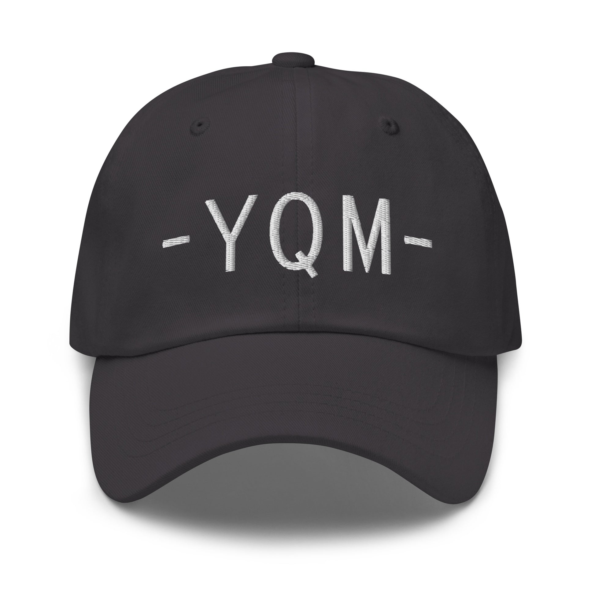 Souvenir Baseball Cap - White • YQM Moncton • YHM Designs - Image 19