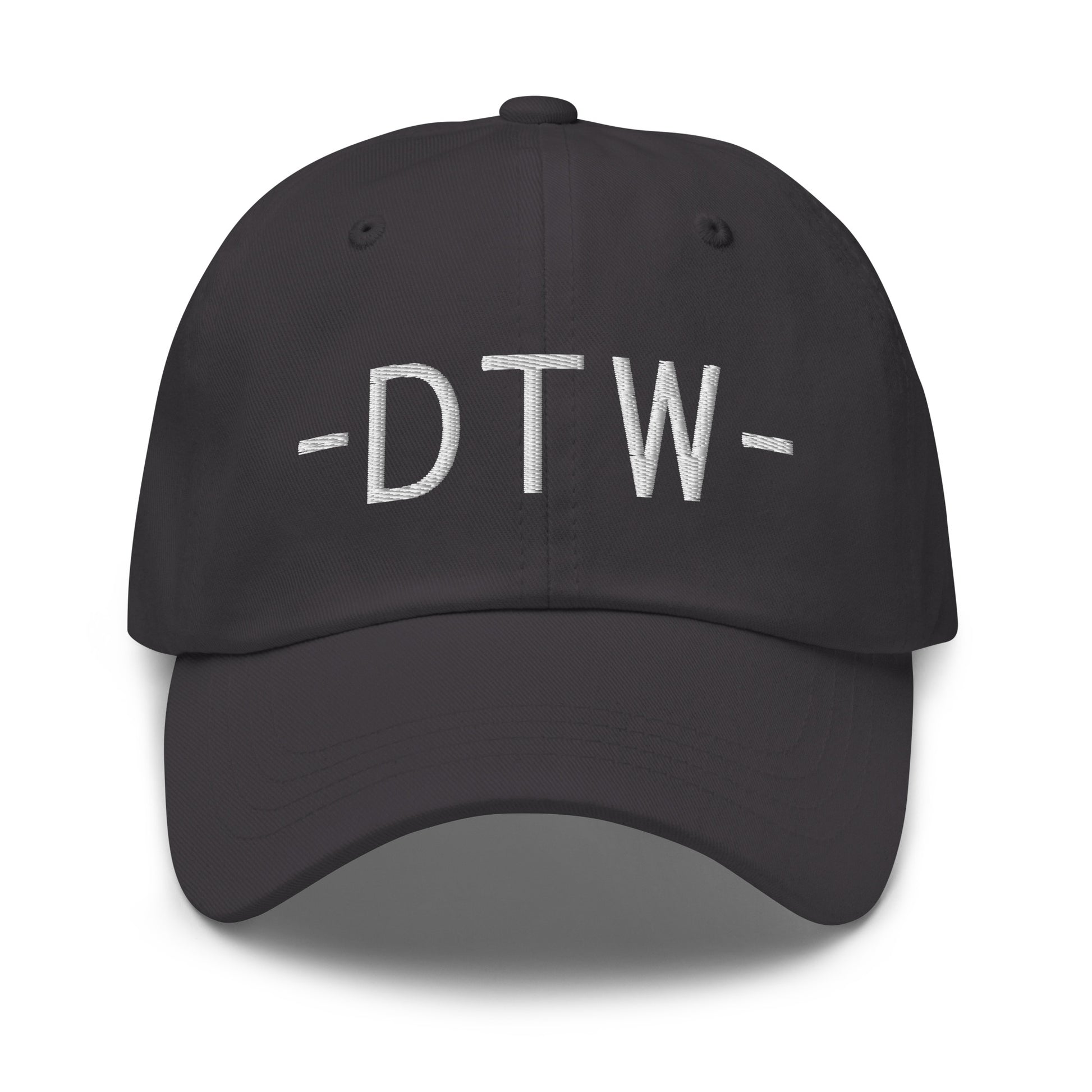 Souvenir Baseball Cap - White • DTW Detroit • YHM Designs - Image 19