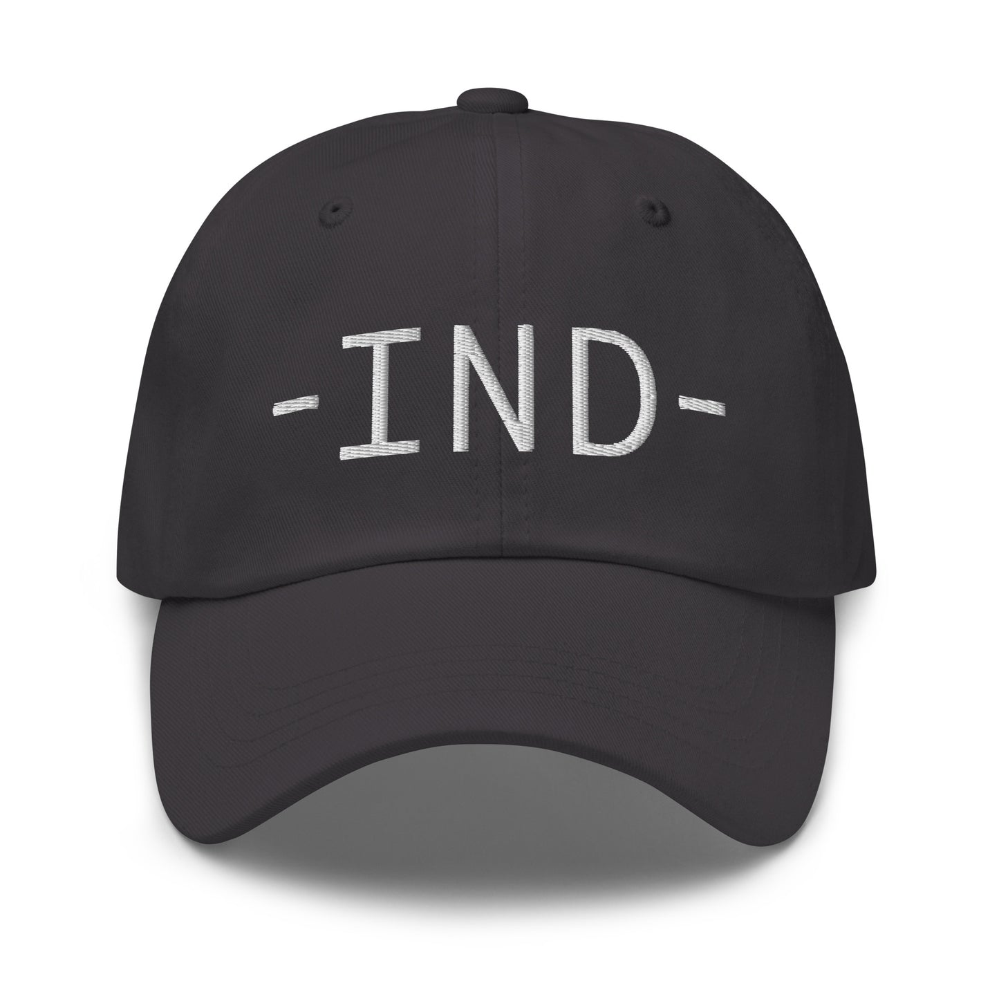 Souvenir Baseball Cap - White • IND Indianapolis • YHM Designs - Image 19