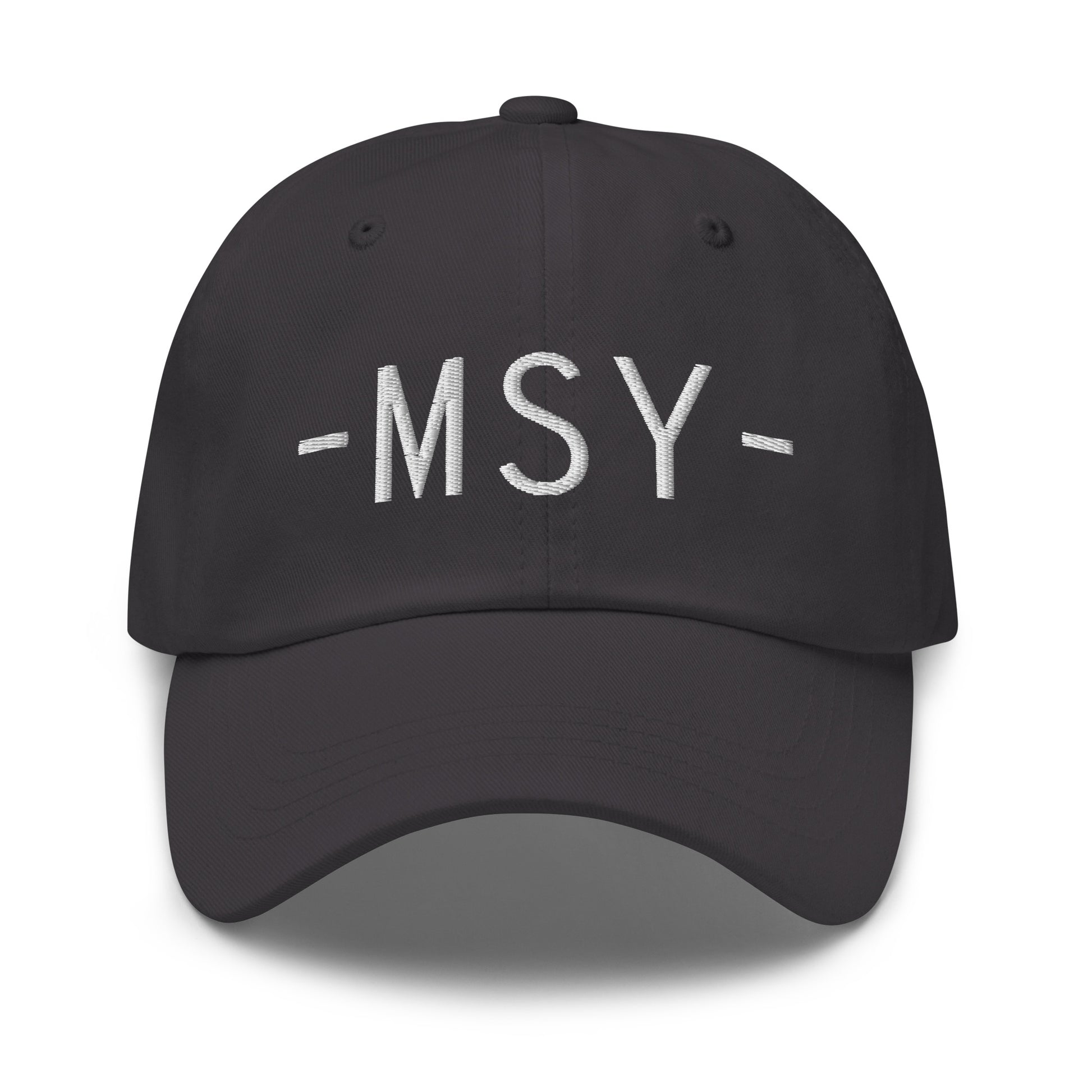 Souvenir Baseball Cap - White • MSY New Orleans • YHM Designs - Image 19