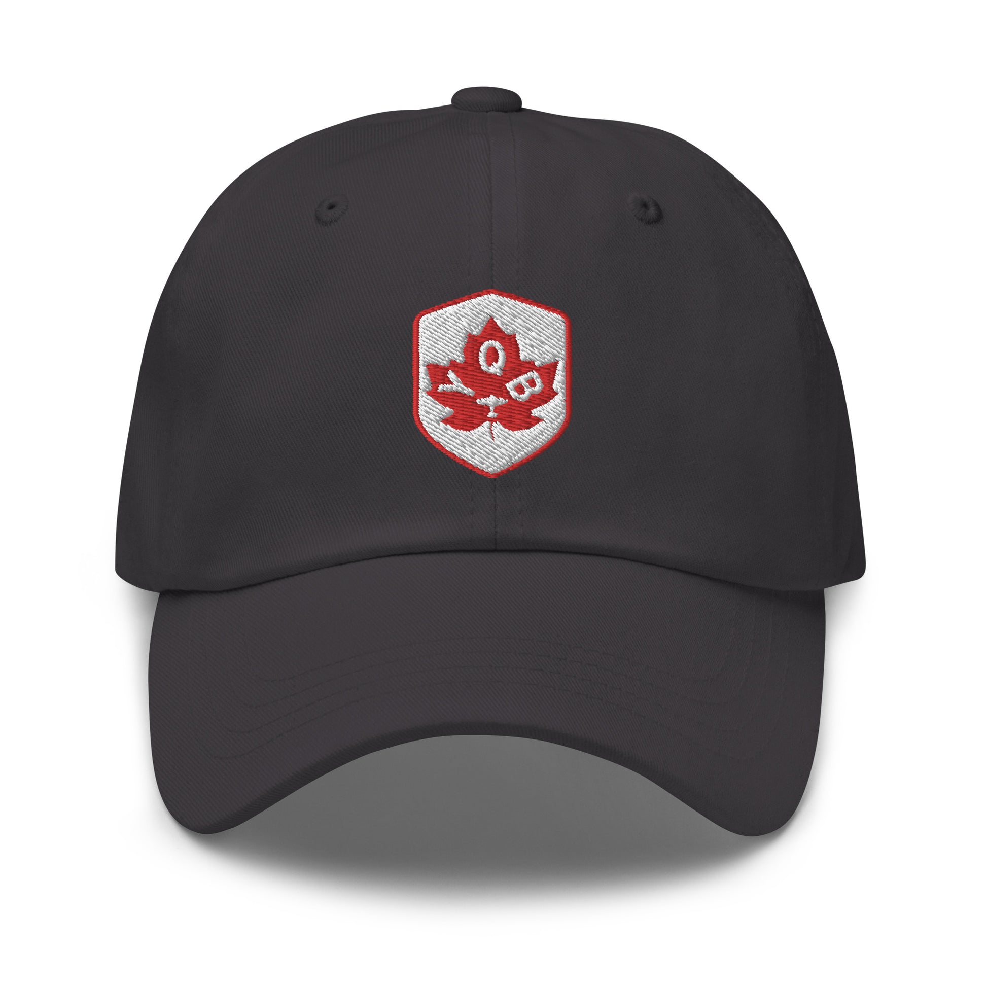 Maple Leaf Baseball Cap - Red/White • YQB Quebec City • YHM Designs - Image 17