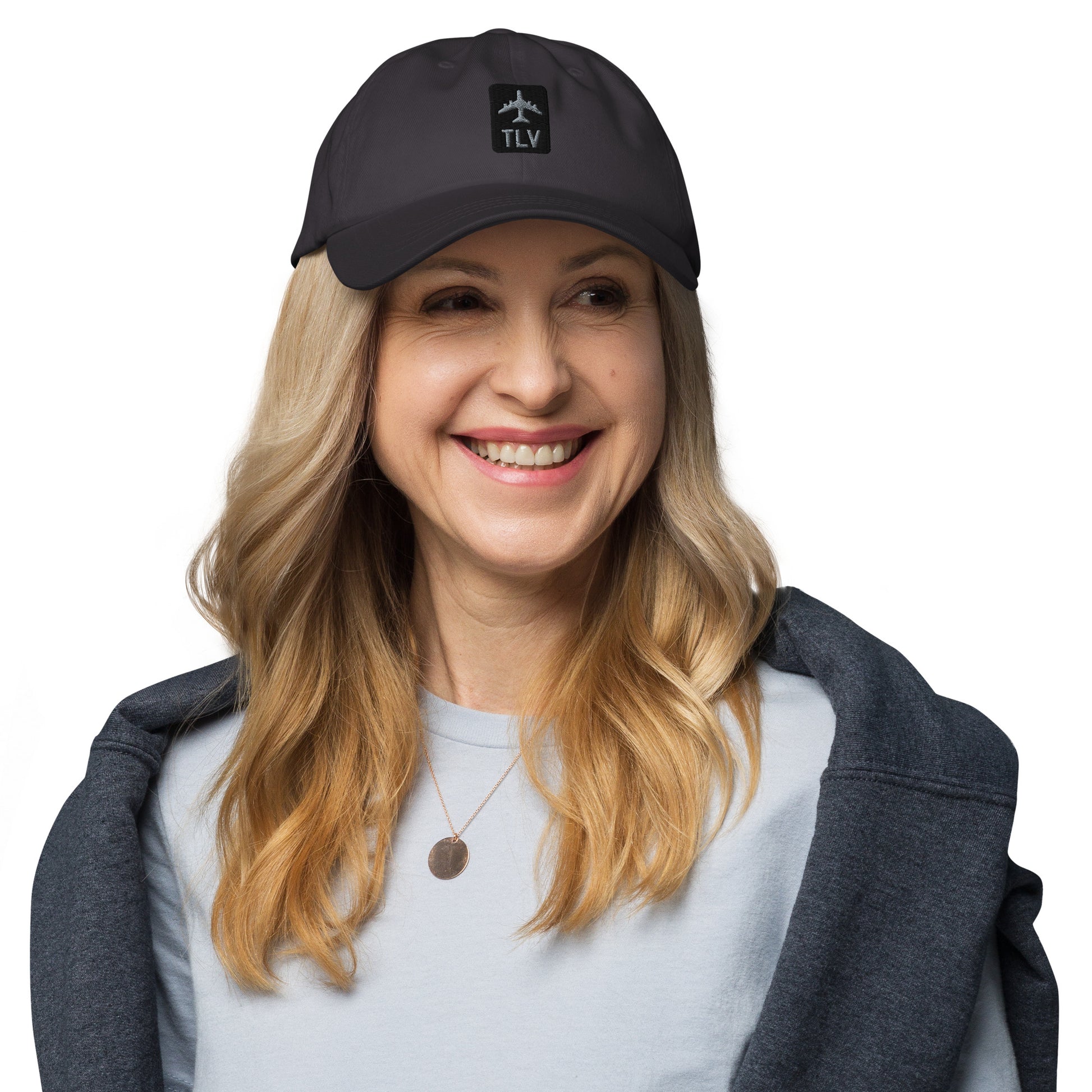 Jetliner Baseball Cap • Dark Grey • TLV Tel Aviv • YHM Designs - Image 06