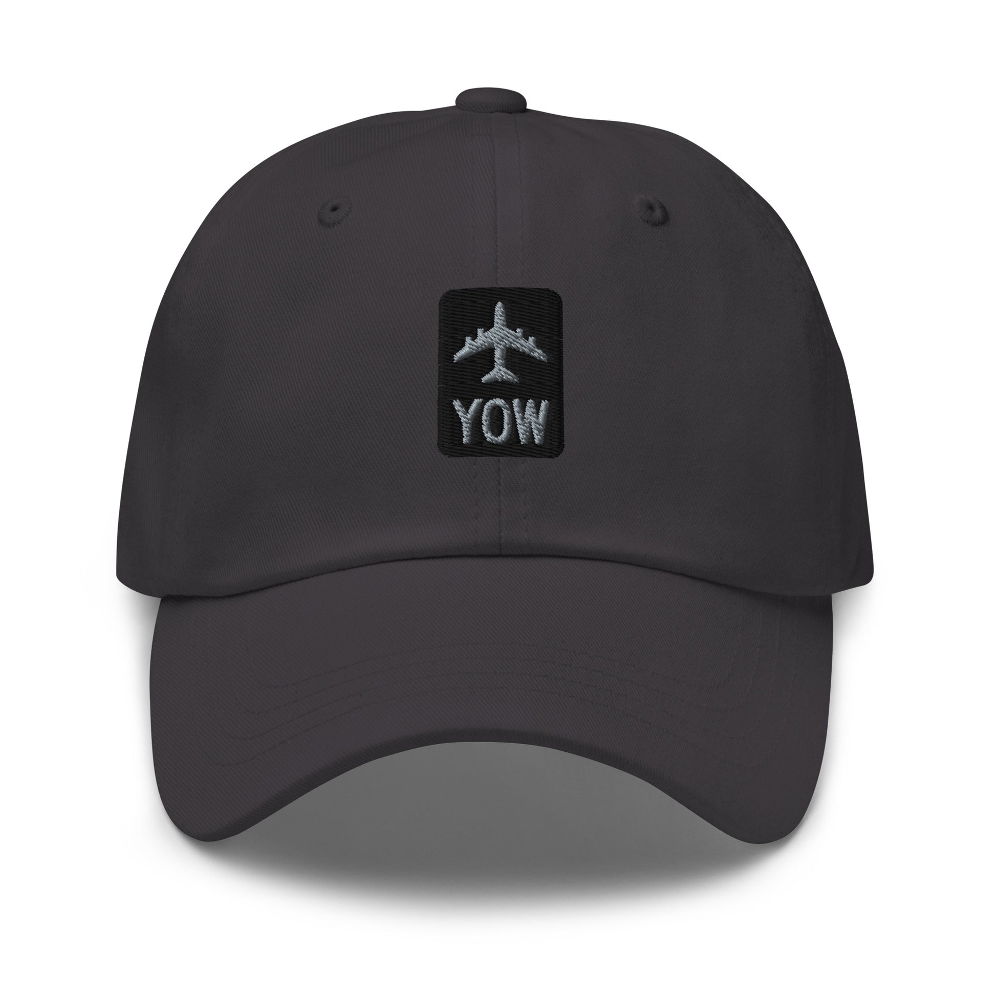 Jetliner Baseball Cap • Dark Grey • YOW Ottawa • YHM Designs - Image 07