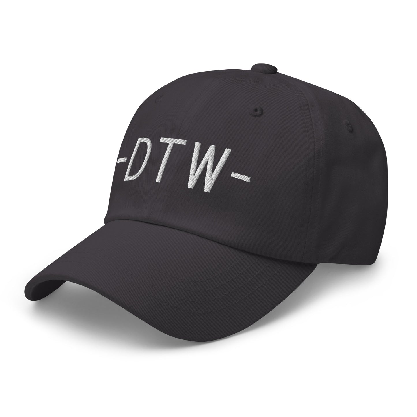 Souvenir Baseball Cap - White • DTW Detroit • YHM Designs - Image 20