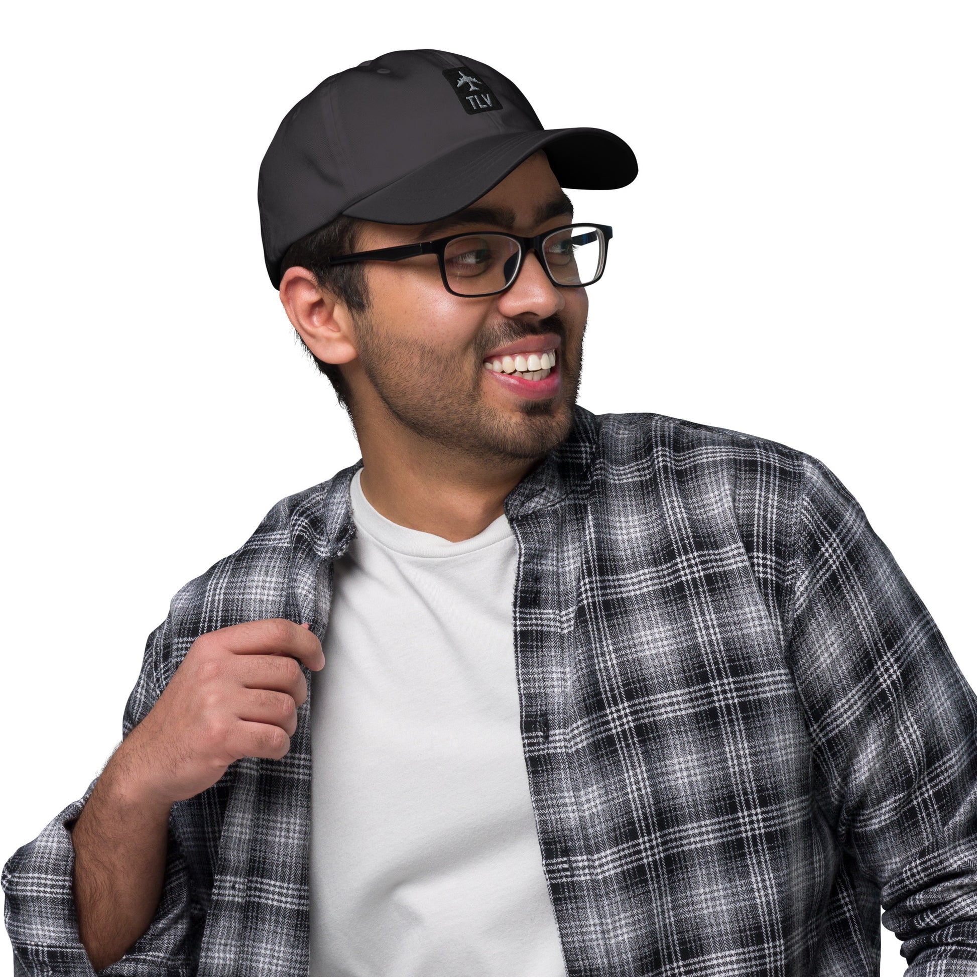 Jetliner Baseball Cap • Dark Grey • TLV Tel Aviv • YHM Designs - Image 03