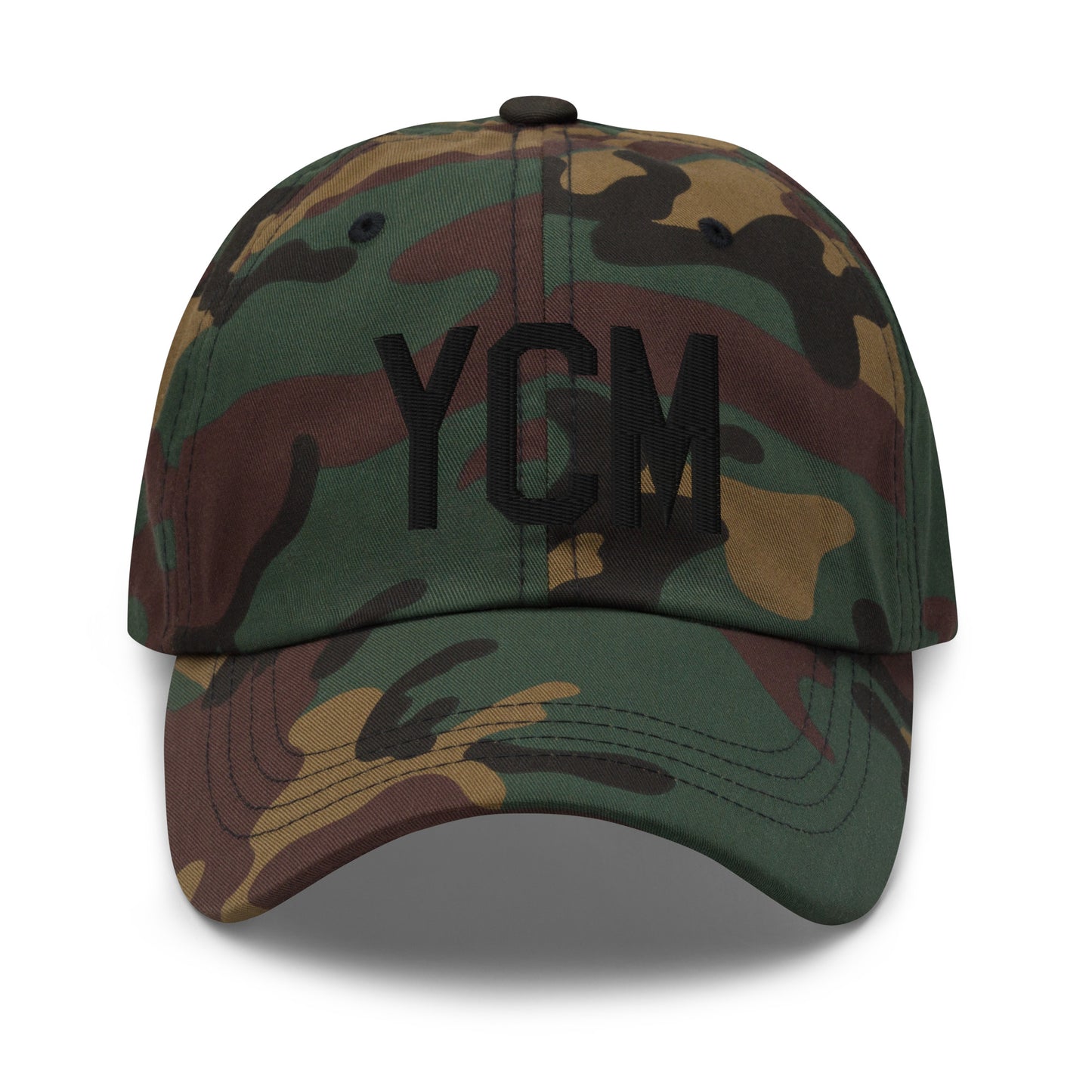 Airport Code Baseball Cap - Black • YCM St. Catharines • YHM Designs - Image 15