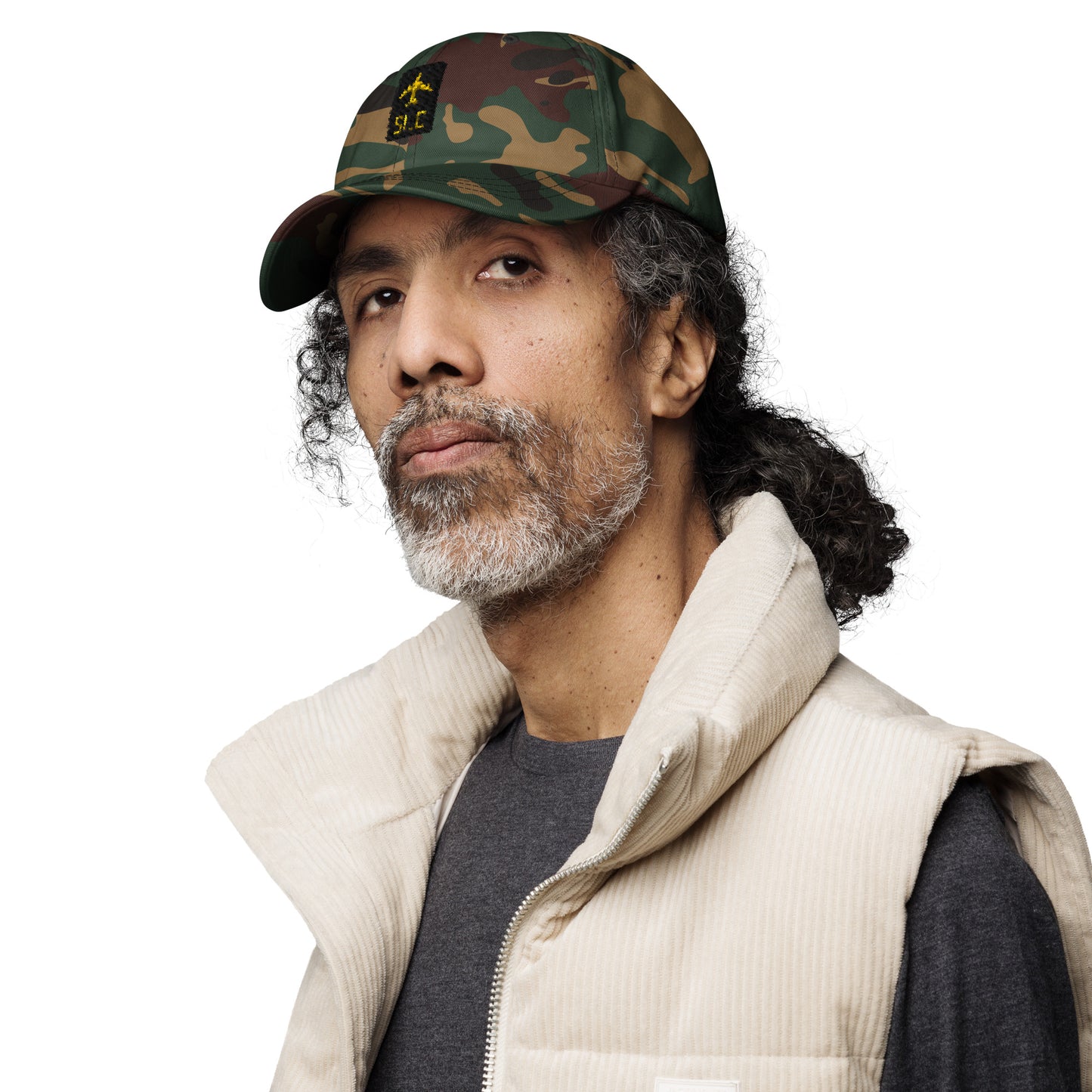 Jetliner Baseball Cap • Green Camo • SLC Salt Lake City • YHM Designs - Image 04